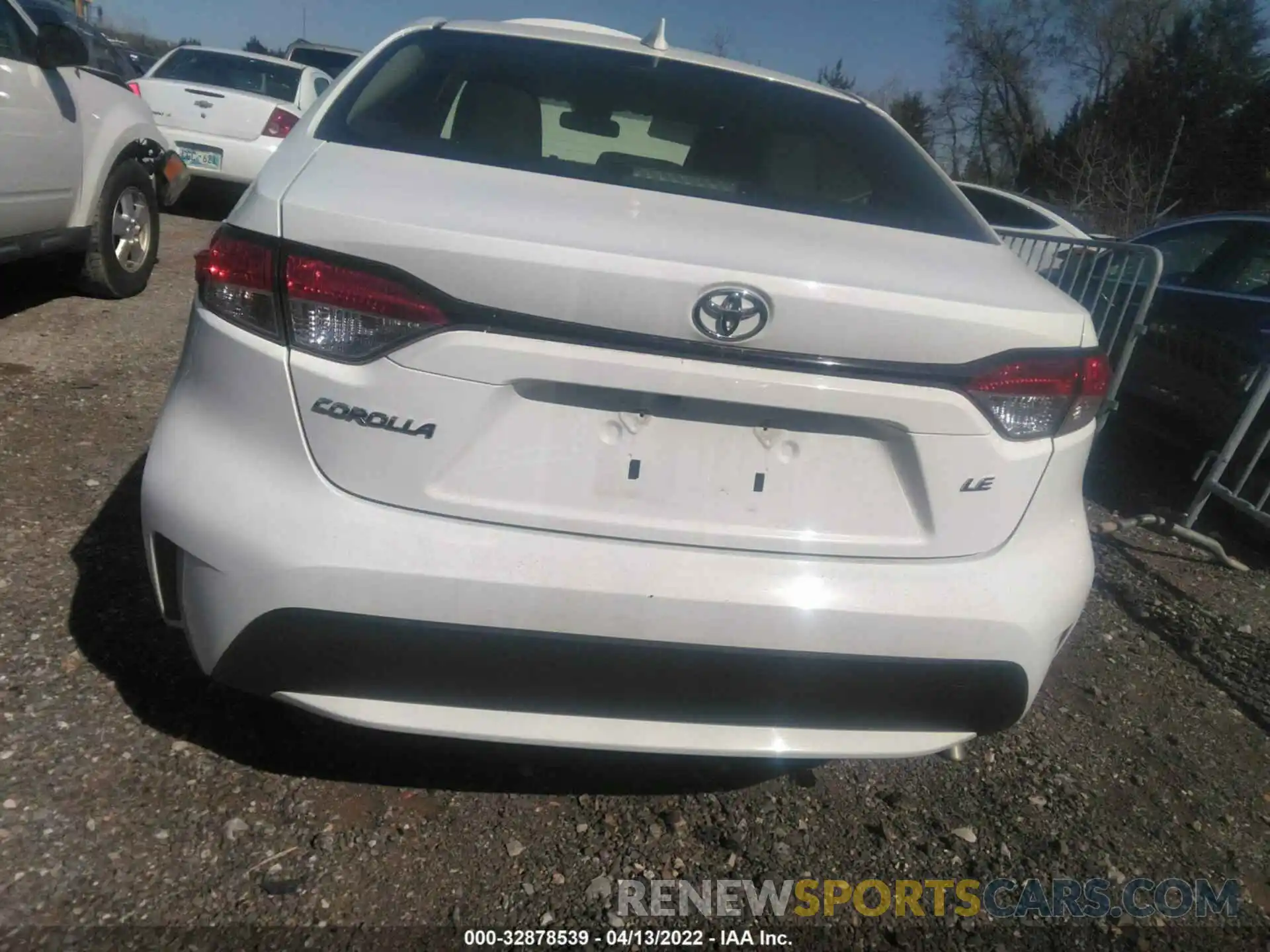 6 Photograph of a damaged car JTDEPRAE0LJ085419 TOYOTA COROLLA 2020