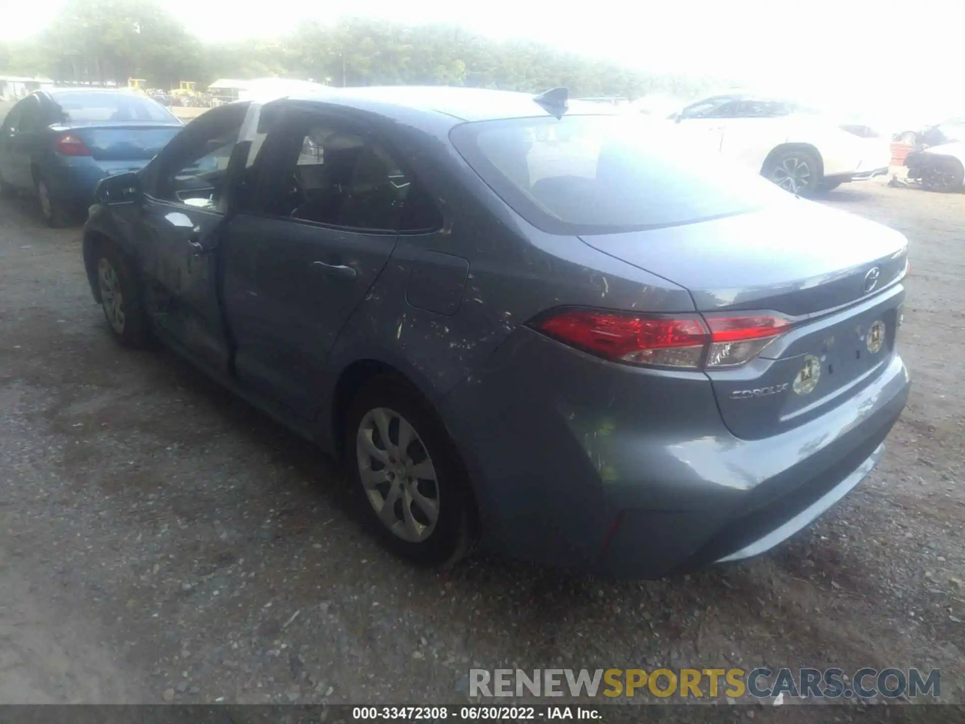 3 Photograph of a damaged car JTDEPRAE0LJ085694 TOYOTA COROLLA 2020