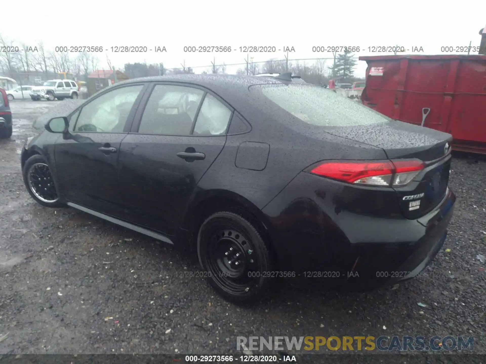 3 Photograph of a damaged car JTDEPRAE0LJ085730 TOYOTA COROLLA 2020