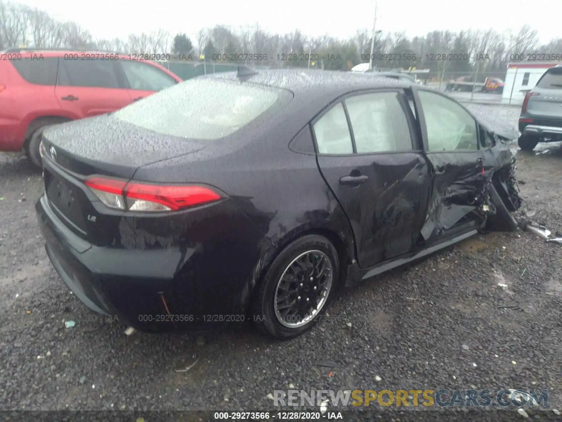 4 Photograph of a damaged car JTDEPRAE0LJ085730 TOYOTA COROLLA 2020