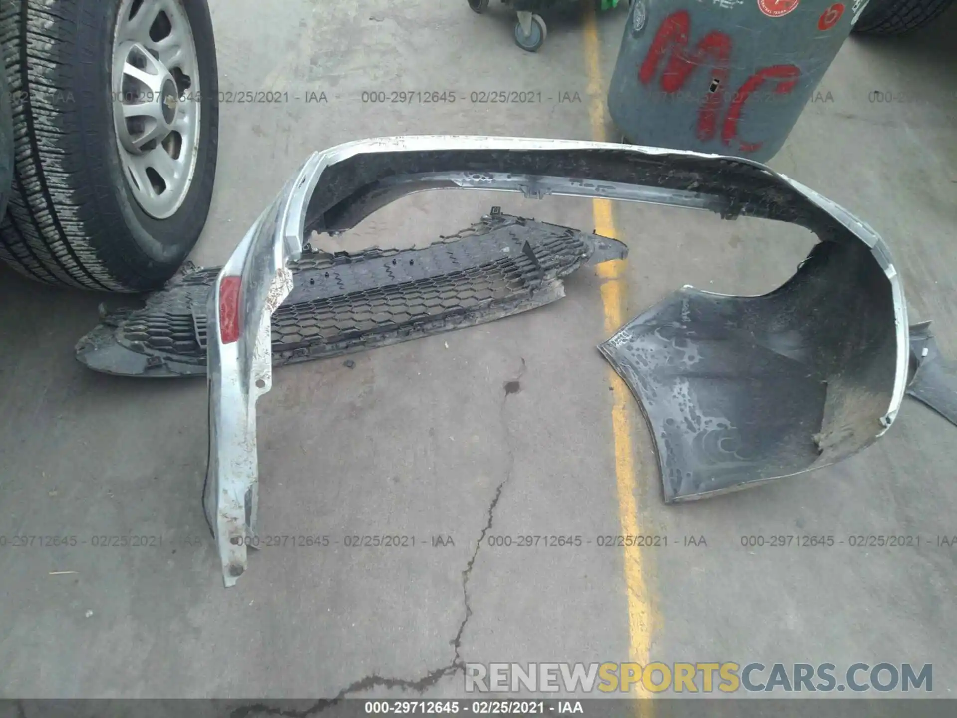 11 Photograph of a damaged car JTDEPRAE0LJ085971 TOYOTA COROLLA 2020