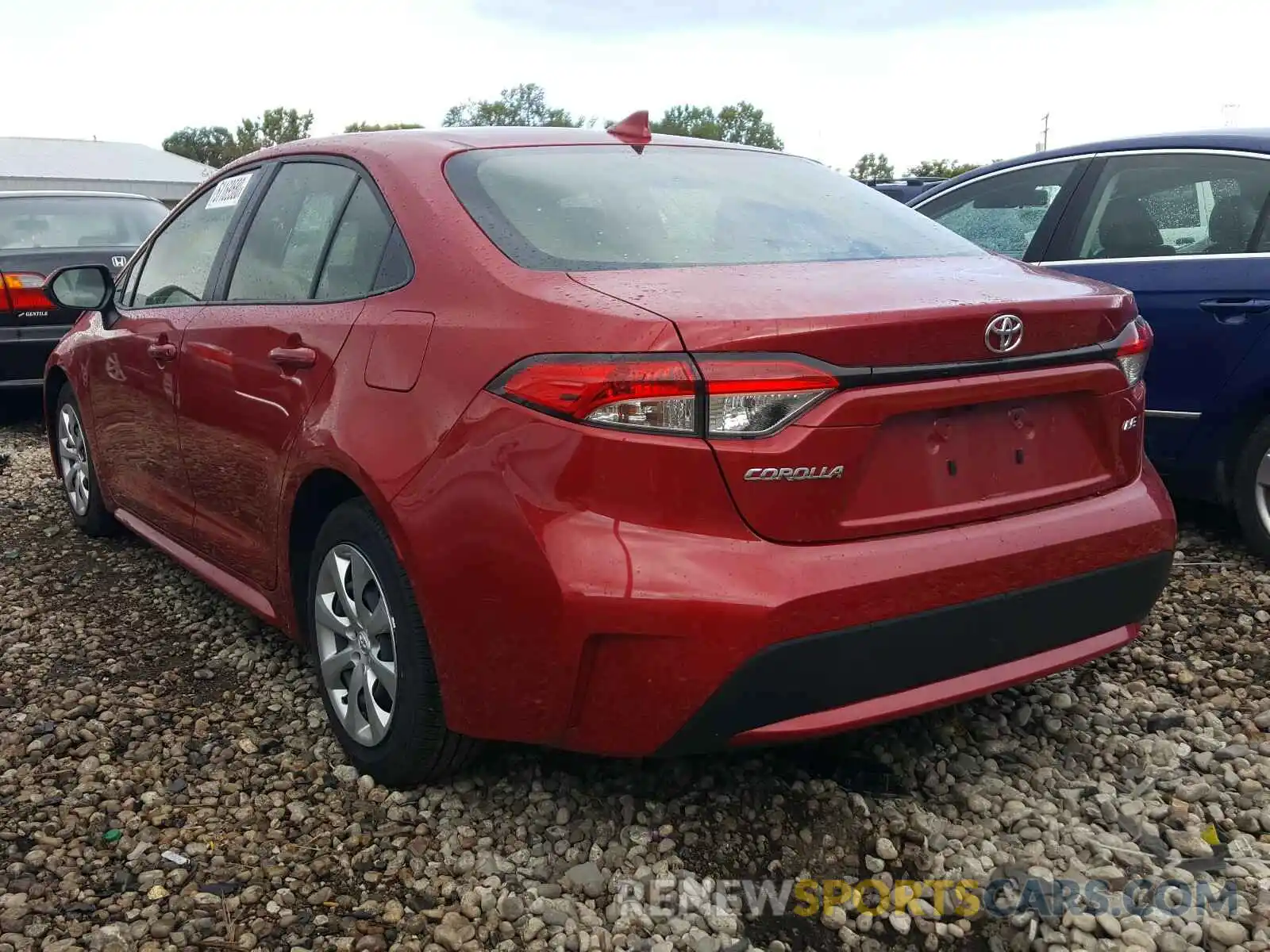 3 Photograph of a damaged car JTDEPRAE0LJ086344 TOYOTA COROLLA 2020