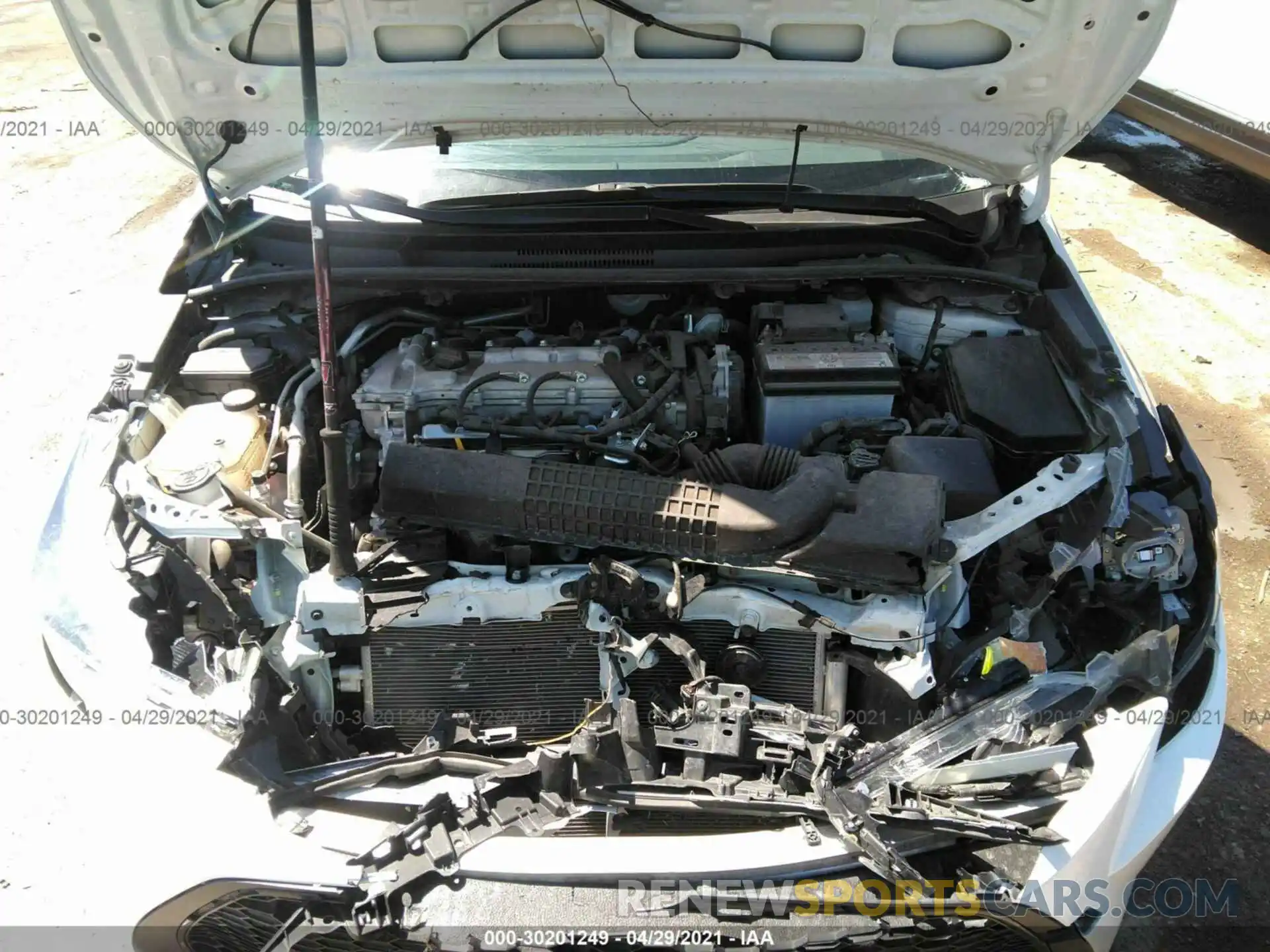 10 Photograph of a damaged car JTDEPRAE0LJ086926 TOYOTA COROLLA 2020