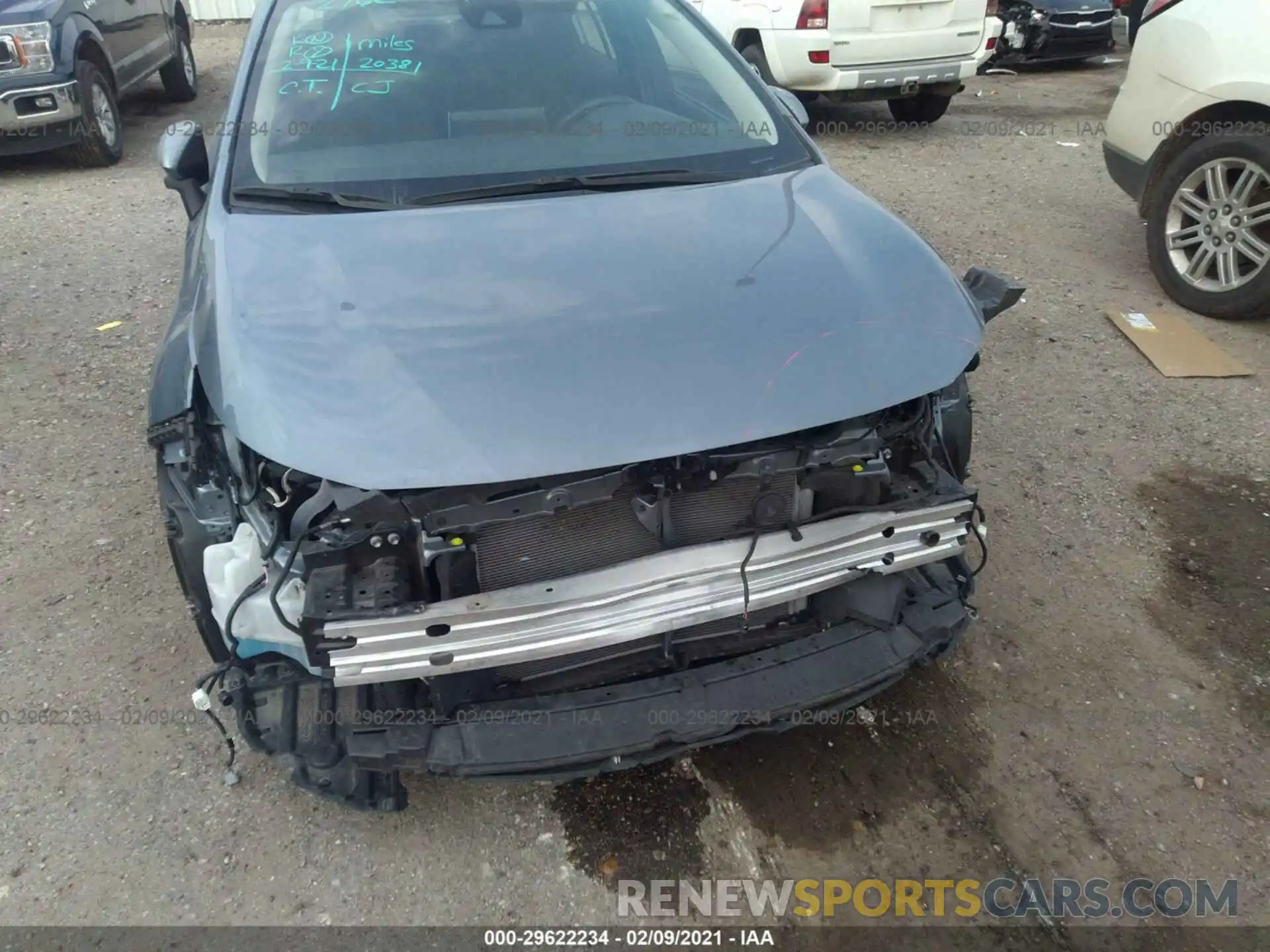 6 Photograph of a damaged car JTDEPRAE0LJ087087 TOYOTA COROLLA 2020