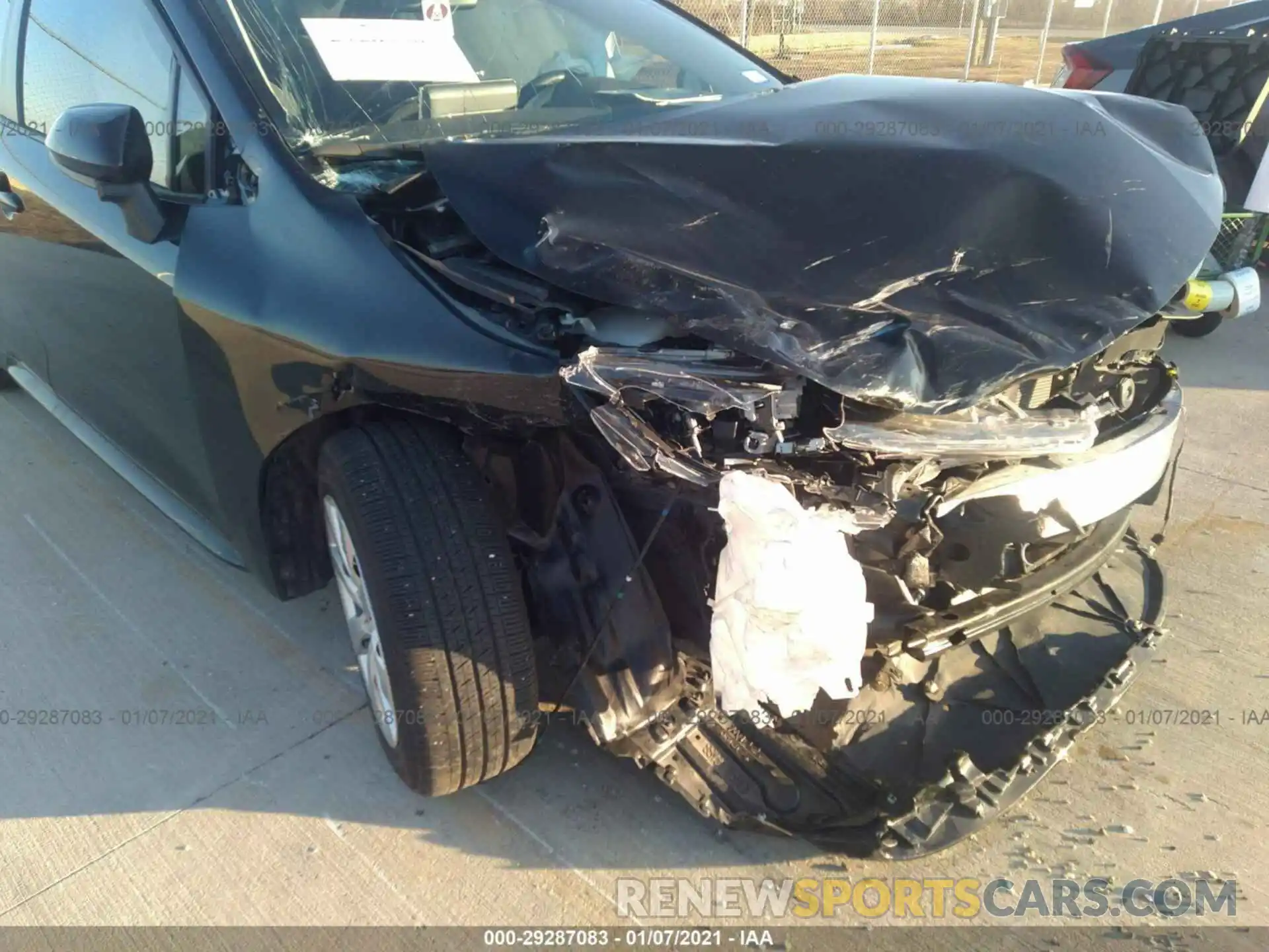6 Photograph of a damaged car JTDEPRAE0LJ087137 TOYOTA COROLLA 2020