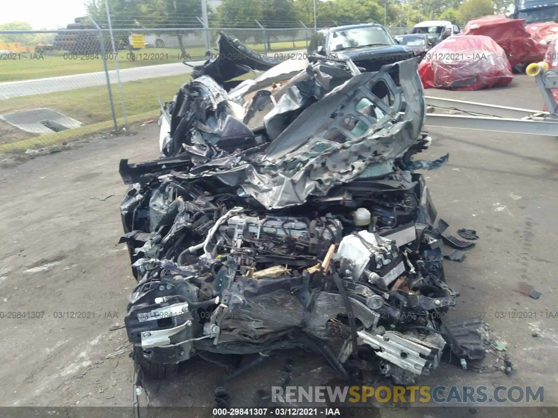 6 Photograph of a damaged car JTDEPRAE0LJ087574 TOYOTA COROLLA 2020