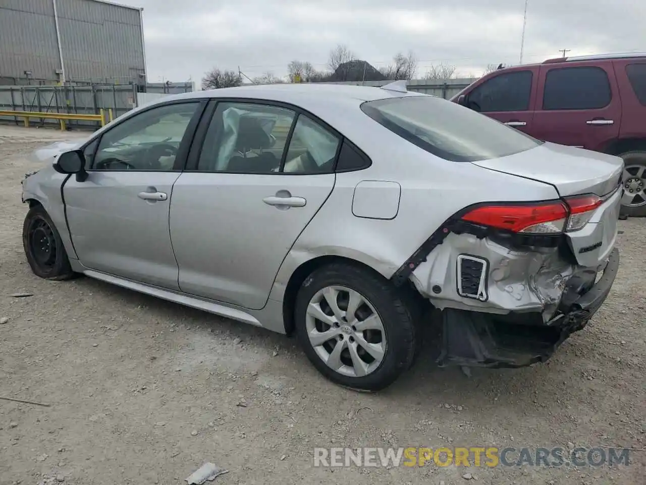 2 Photograph of a damaged car JTDEPRAE0LJ088028 TOYOTA COROLLA 2020