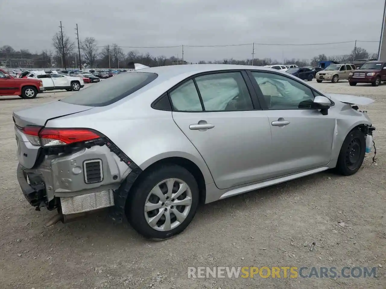 3 Photograph of a damaged car JTDEPRAE0LJ088028 TOYOTA COROLLA 2020