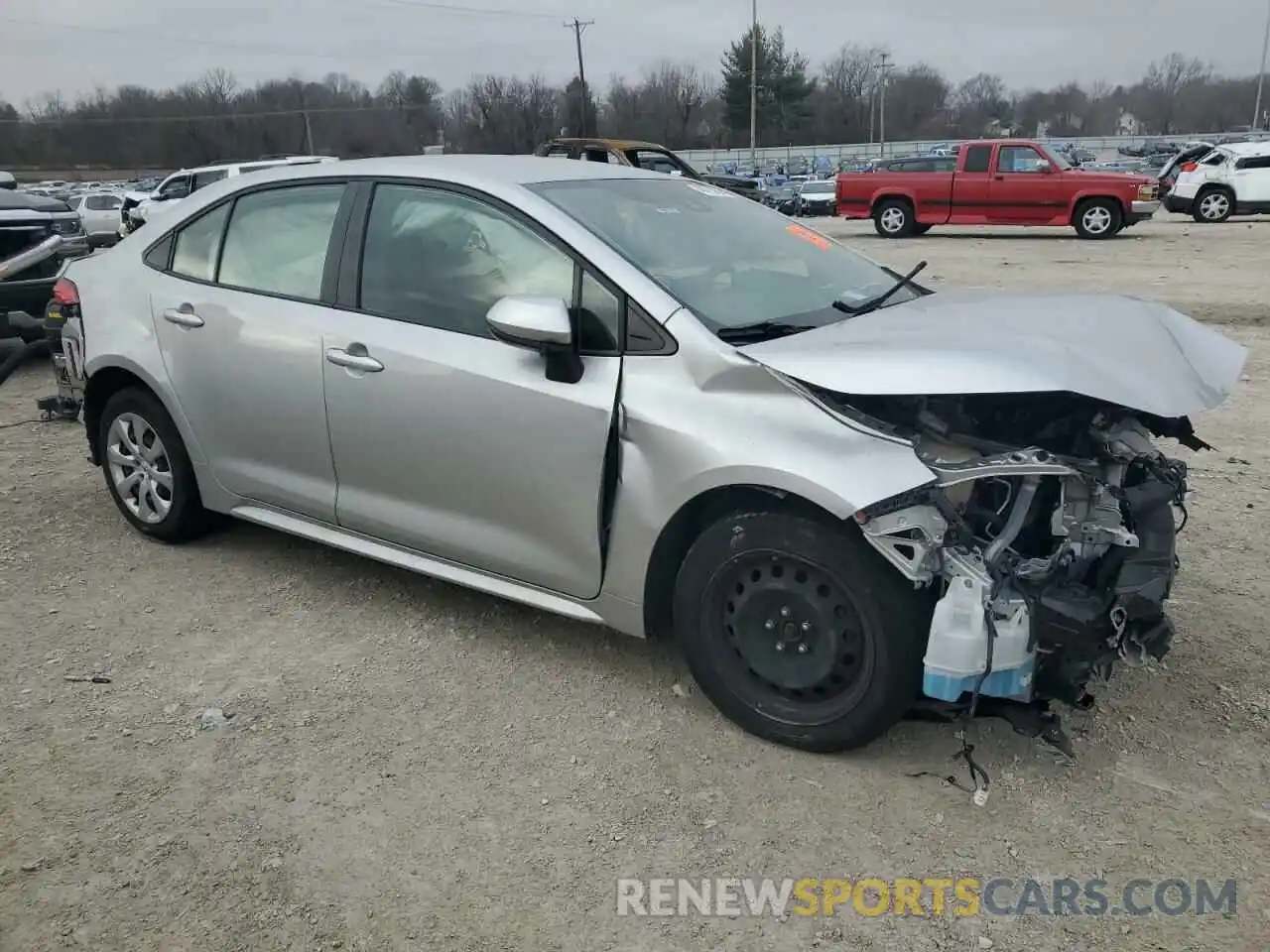 4 Photograph of a damaged car JTDEPRAE0LJ088028 TOYOTA COROLLA 2020