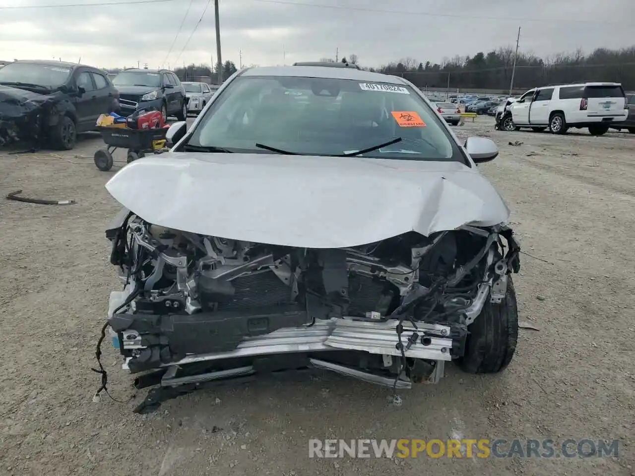 5 Photograph of a damaged car JTDEPRAE0LJ088028 TOYOTA COROLLA 2020