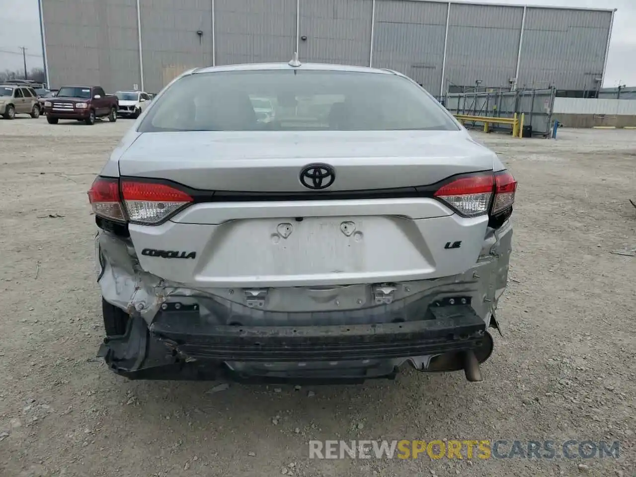 6 Photograph of a damaged car JTDEPRAE0LJ088028 TOYOTA COROLLA 2020