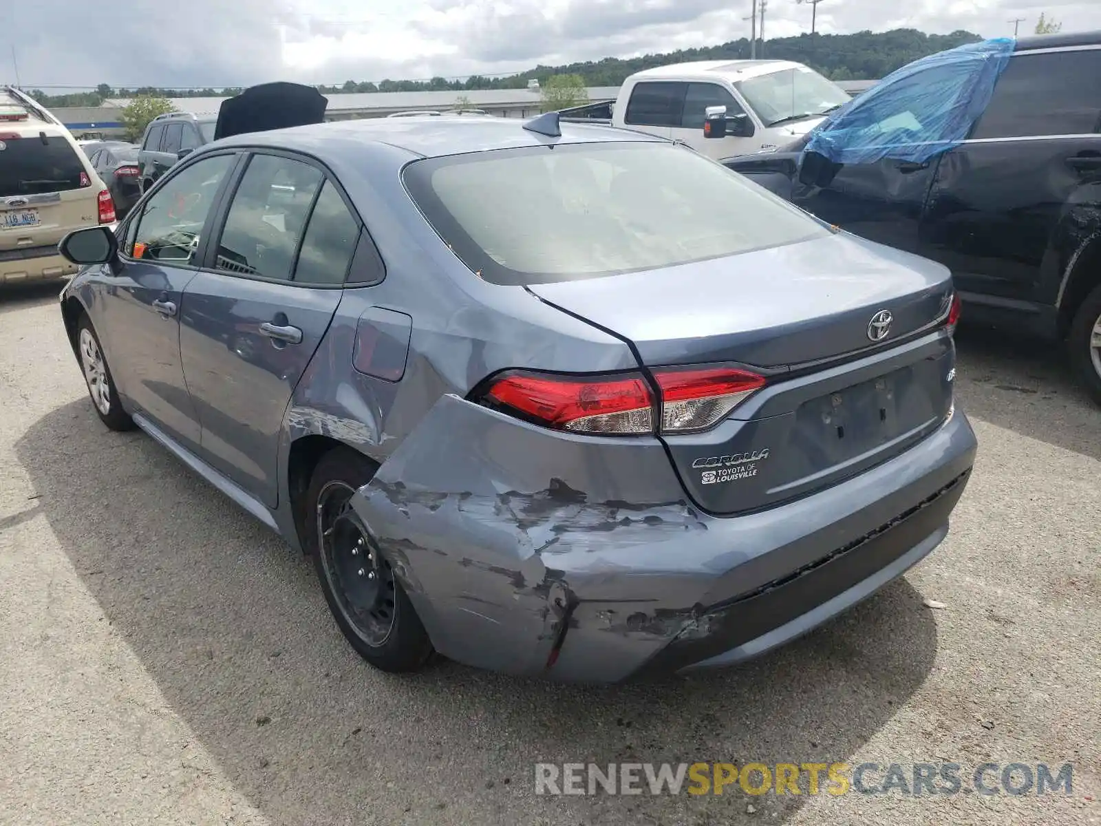 3 Photograph of a damaged car JTDEPRAE0LJ088451 TOYOTA COROLLA 2020