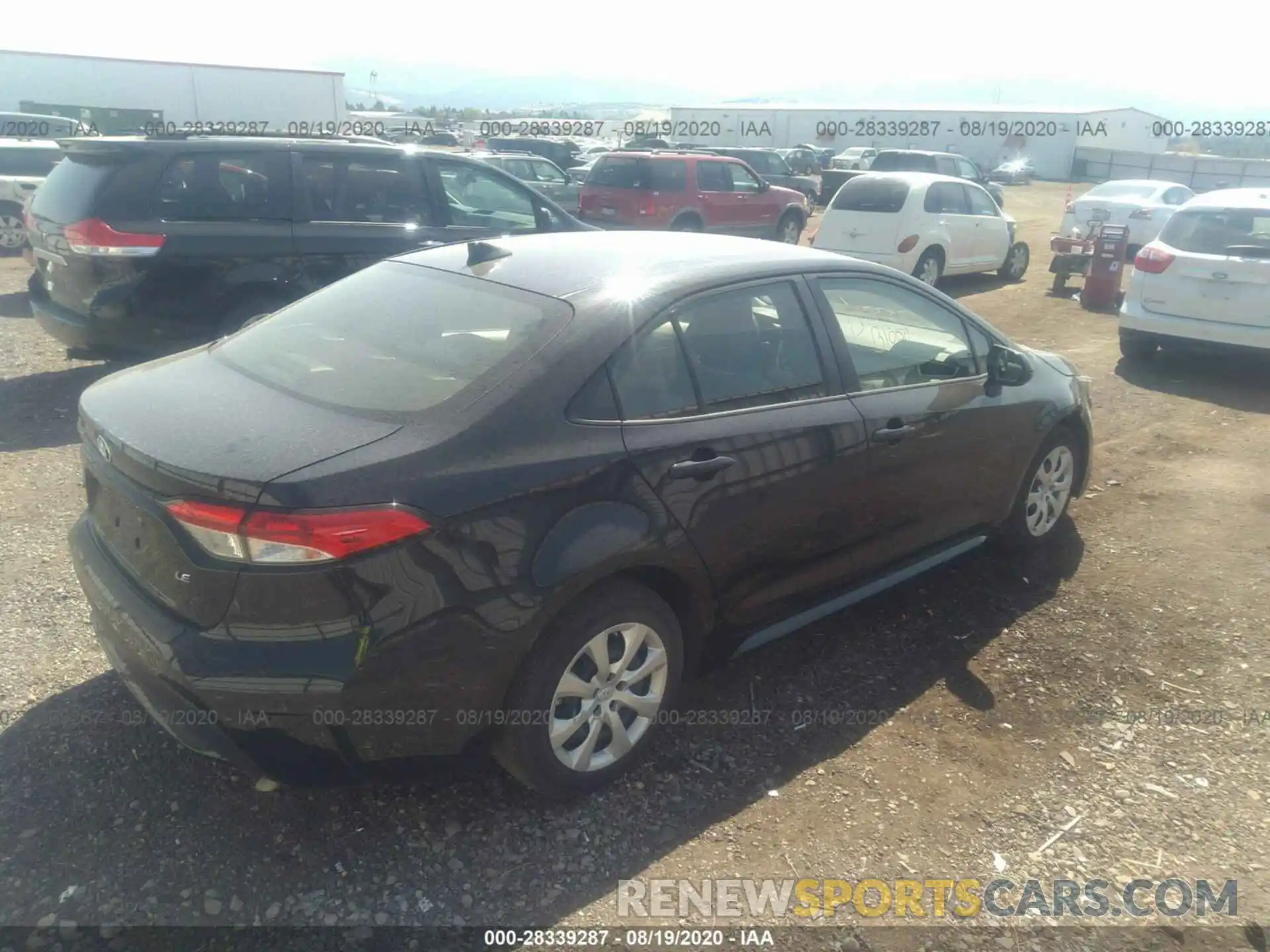 4 Photograph of a damaged car JTDEPRAE0LJ088840 TOYOTA COROLLA 2020