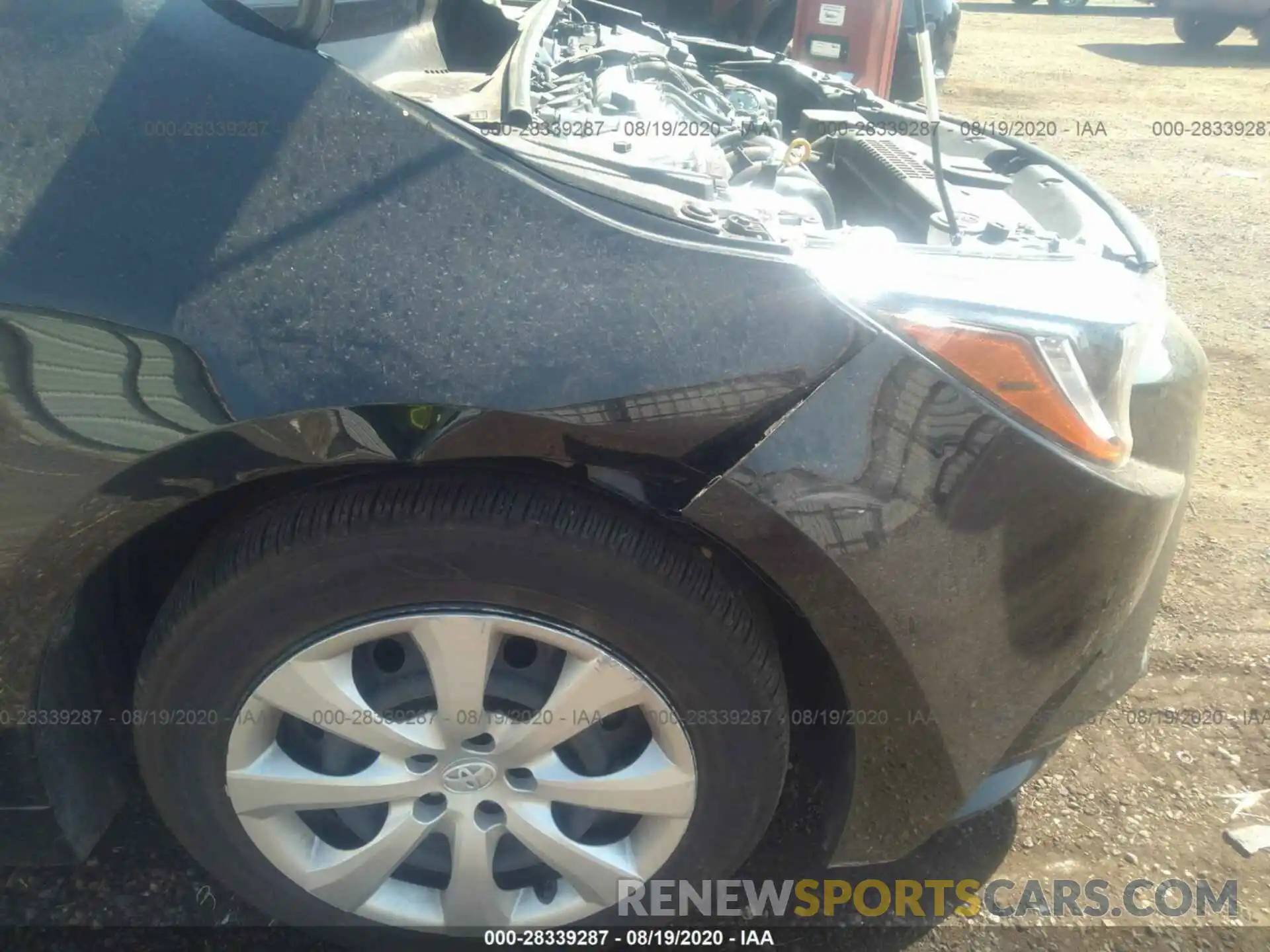 6 Photograph of a damaged car JTDEPRAE0LJ088840 TOYOTA COROLLA 2020