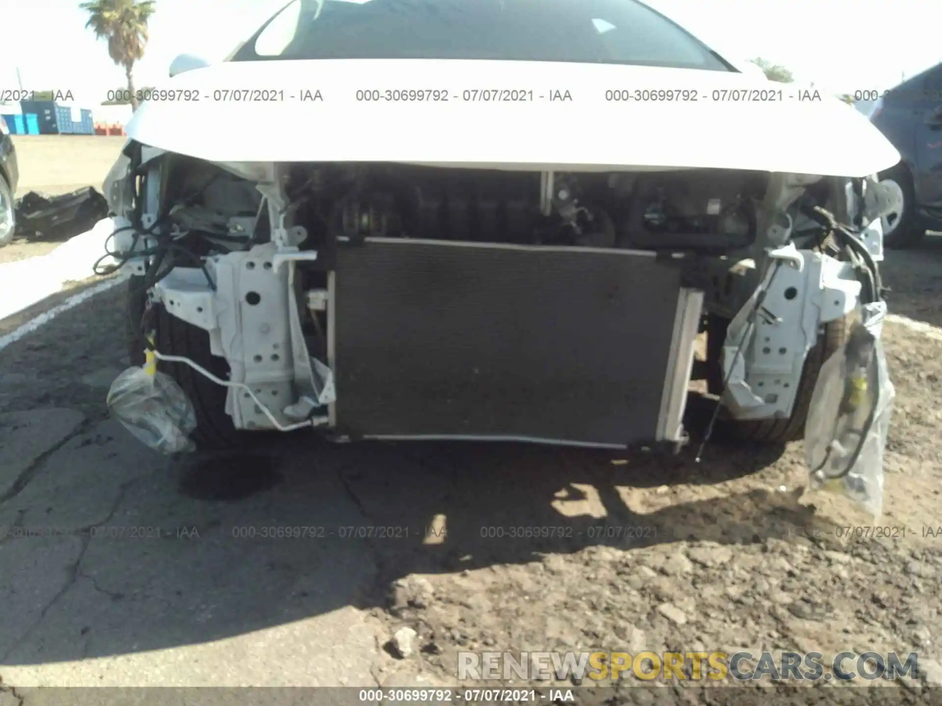 6 Photograph of a damaged car JTDEPRAE0LJ089194 TOYOTA COROLLA 2020