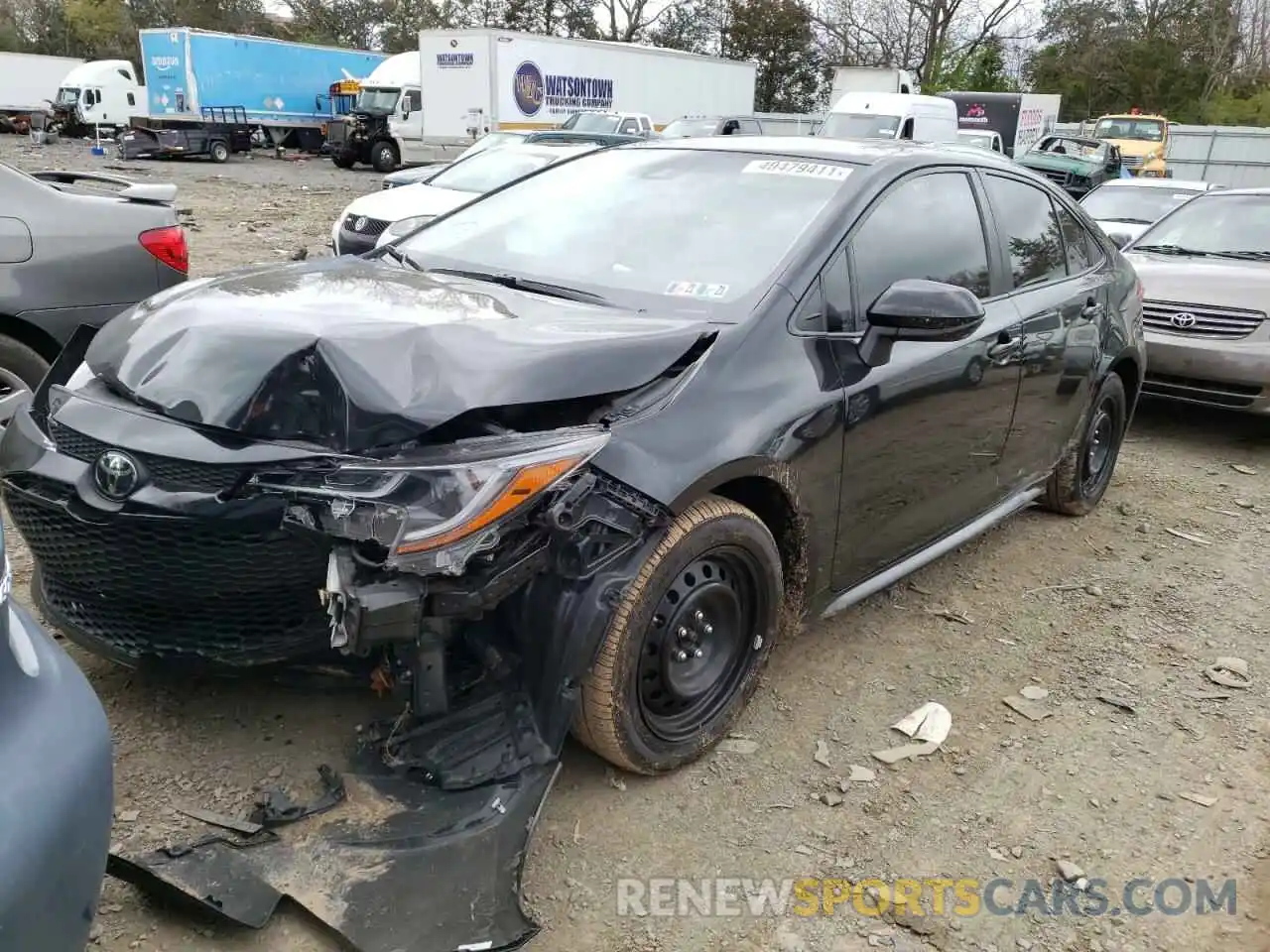 2 Photograph of a damaged car JTDEPRAE0LJ089230 TOYOTA COROLLA 2020