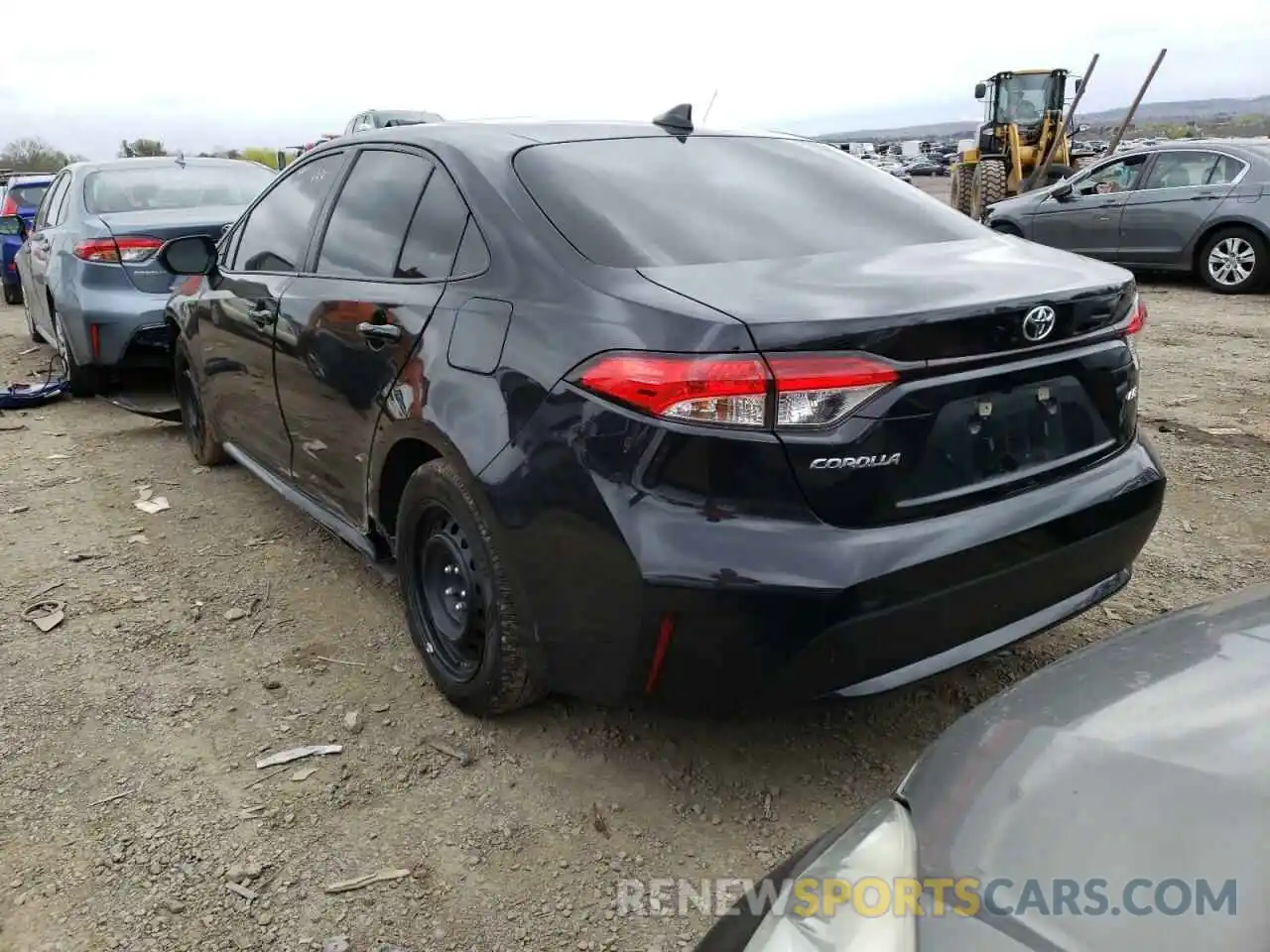 3 Photograph of a damaged car JTDEPRAE0LJ089230 TOYOTA COROLLA 2020