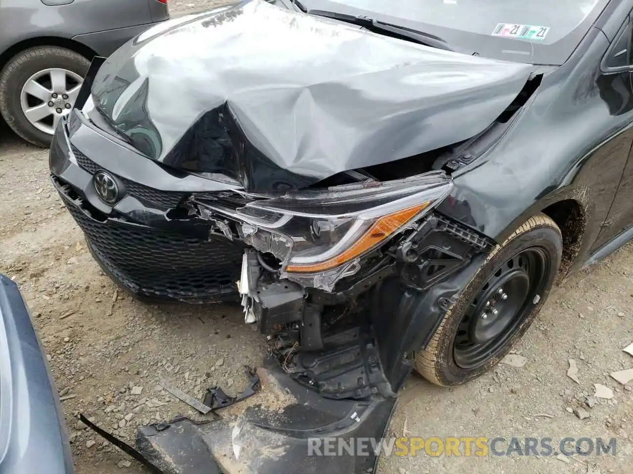 9 Photograph of a damaged car JTDEPRAE0LJ089230 TOYOTA COROLLA 2020