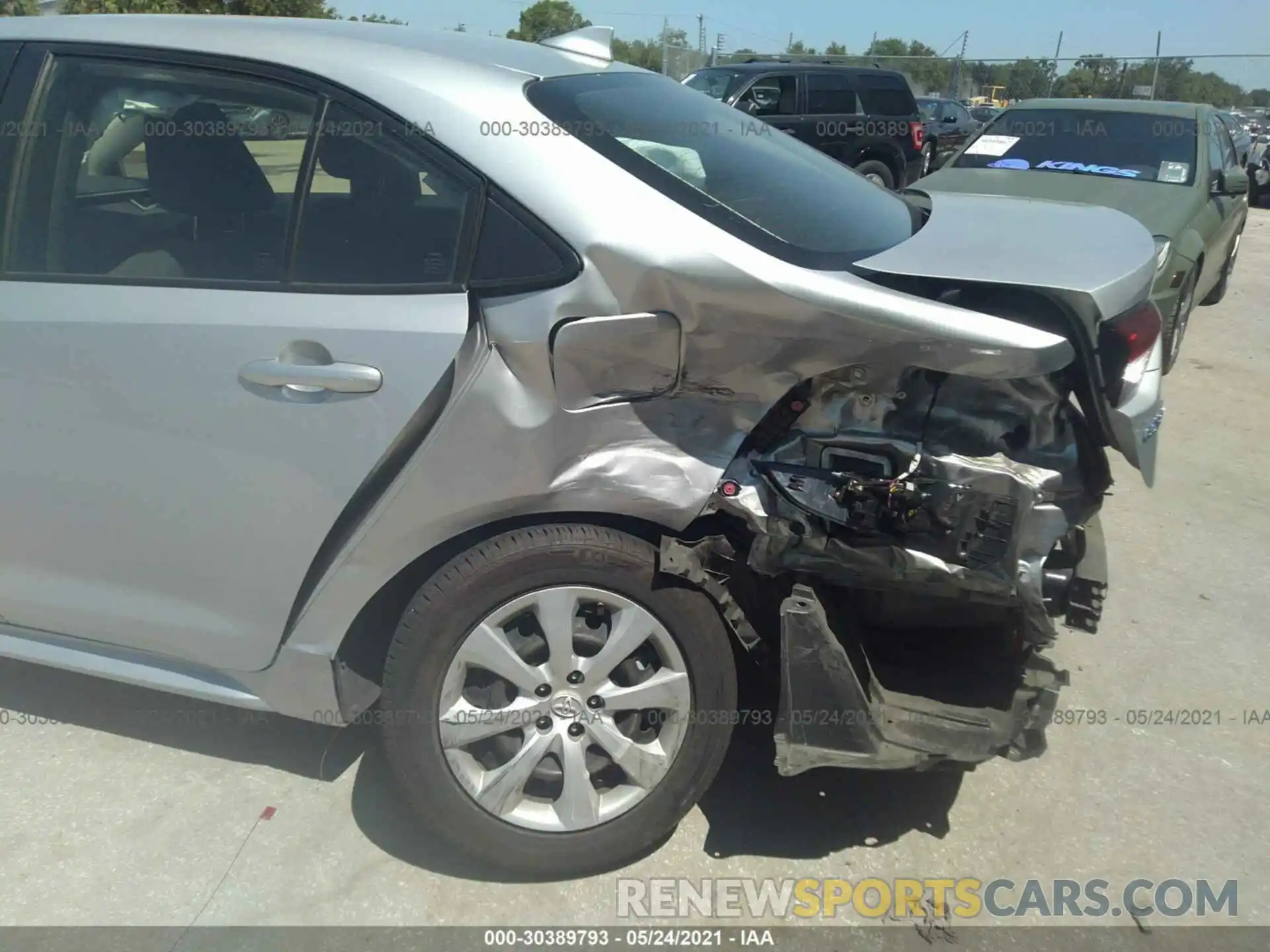 6 Photograph of a damaged car JTDEPRAE0LJ089468 TOYOTA COROLLA 2020