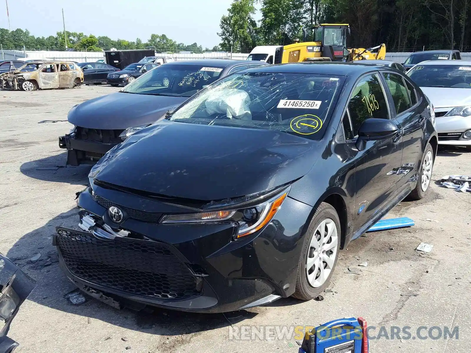 2 Photograph of a damaged car JTDEPRAE0LJ089969 TOYOTA COROLLA 2020