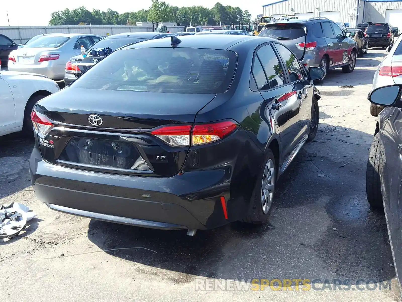 4 Photograph of a damaged car JTDEPRAE0LJ089969 TOYOTA COROLLA 2020