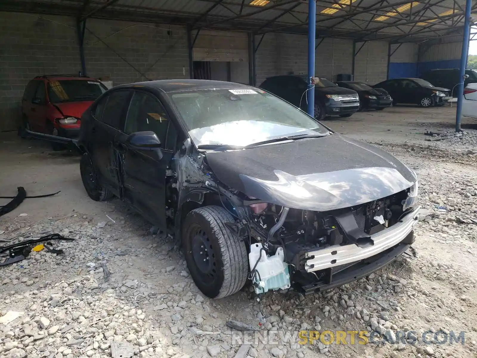 1 Photograph of a damaged car JTDEPRAE0LJ089986 TOYOTA COROLLA 2020