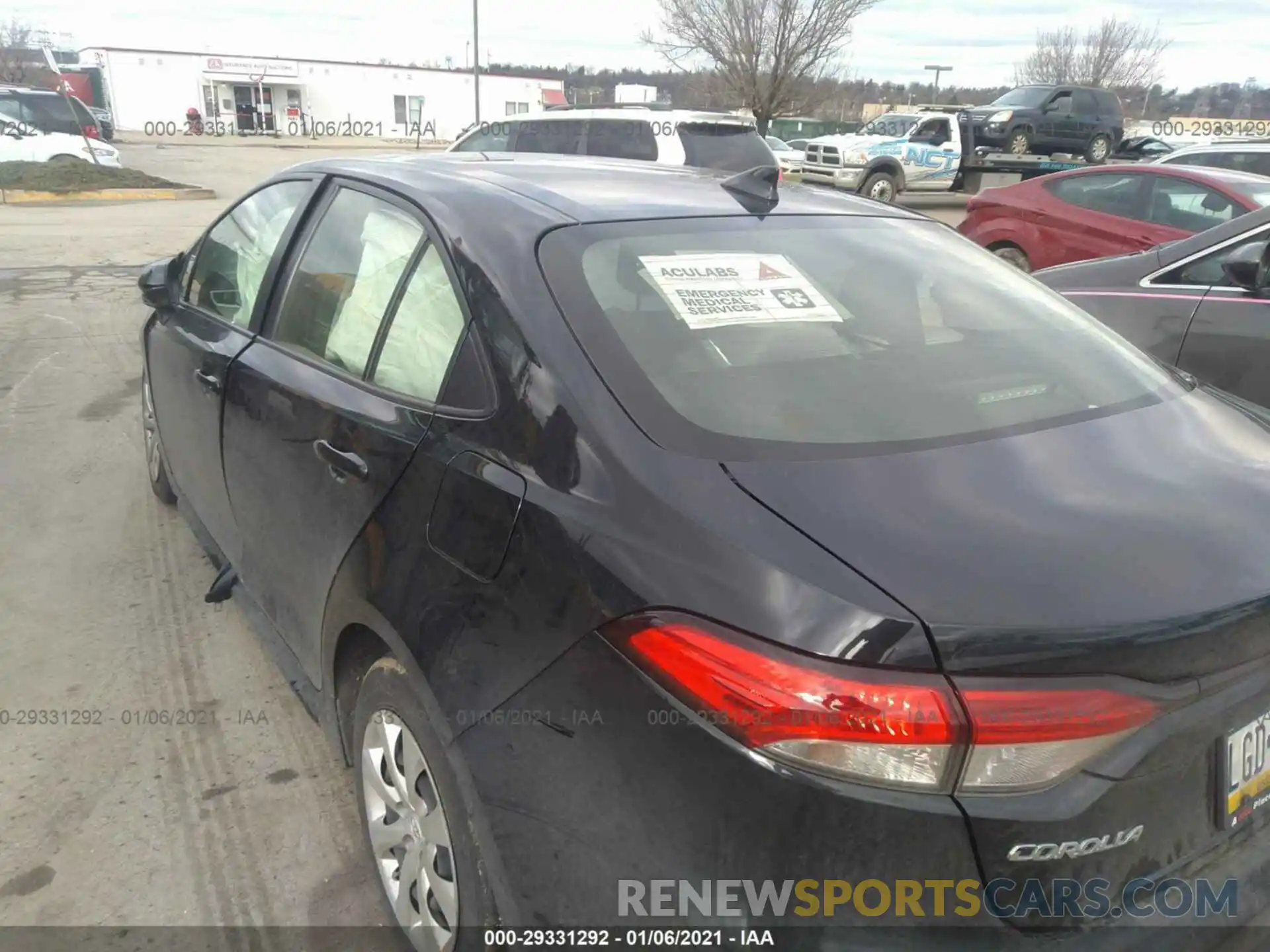 3 Photograph of a damaged car JTDEPRAE0LJ090359 TOYOTA COROLLA 2020