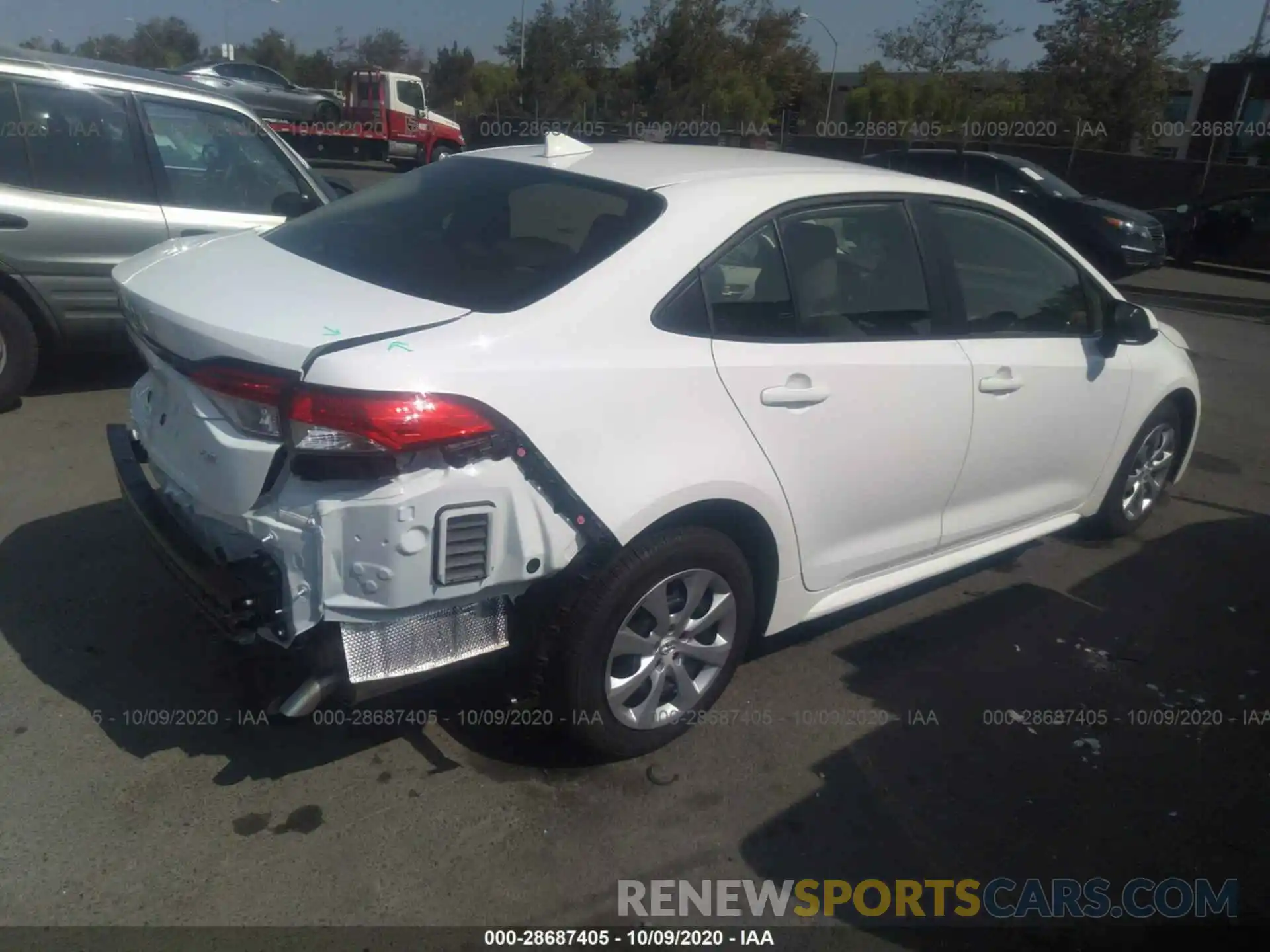 4 Photograph of a damaged car JTDEPRAE0LJ090524 TOYOTA COROLLA 2020