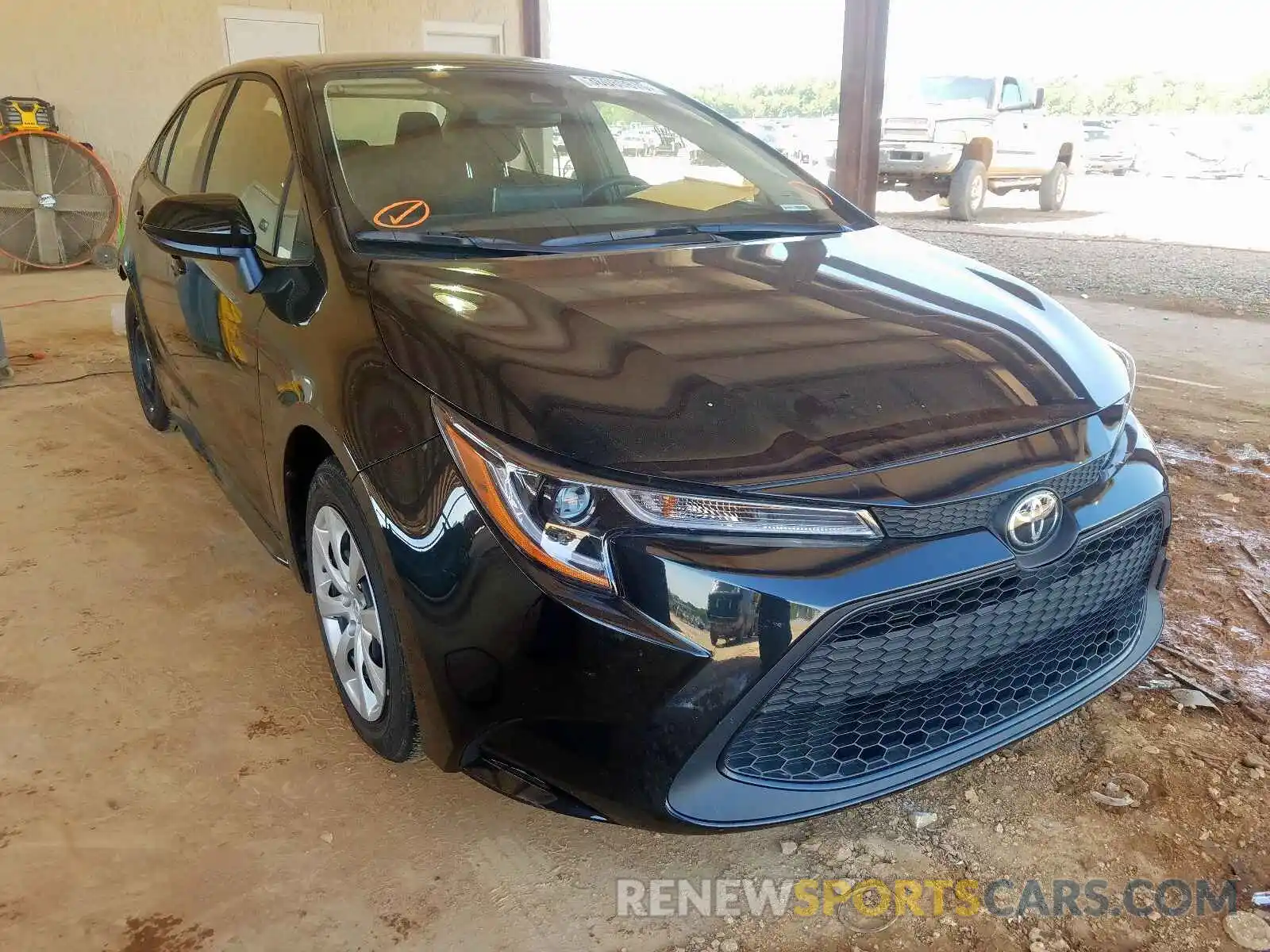 1 Photograph of a damaged car JTDEPRAE0LJ090944 TOYOTA COROLLA 2020