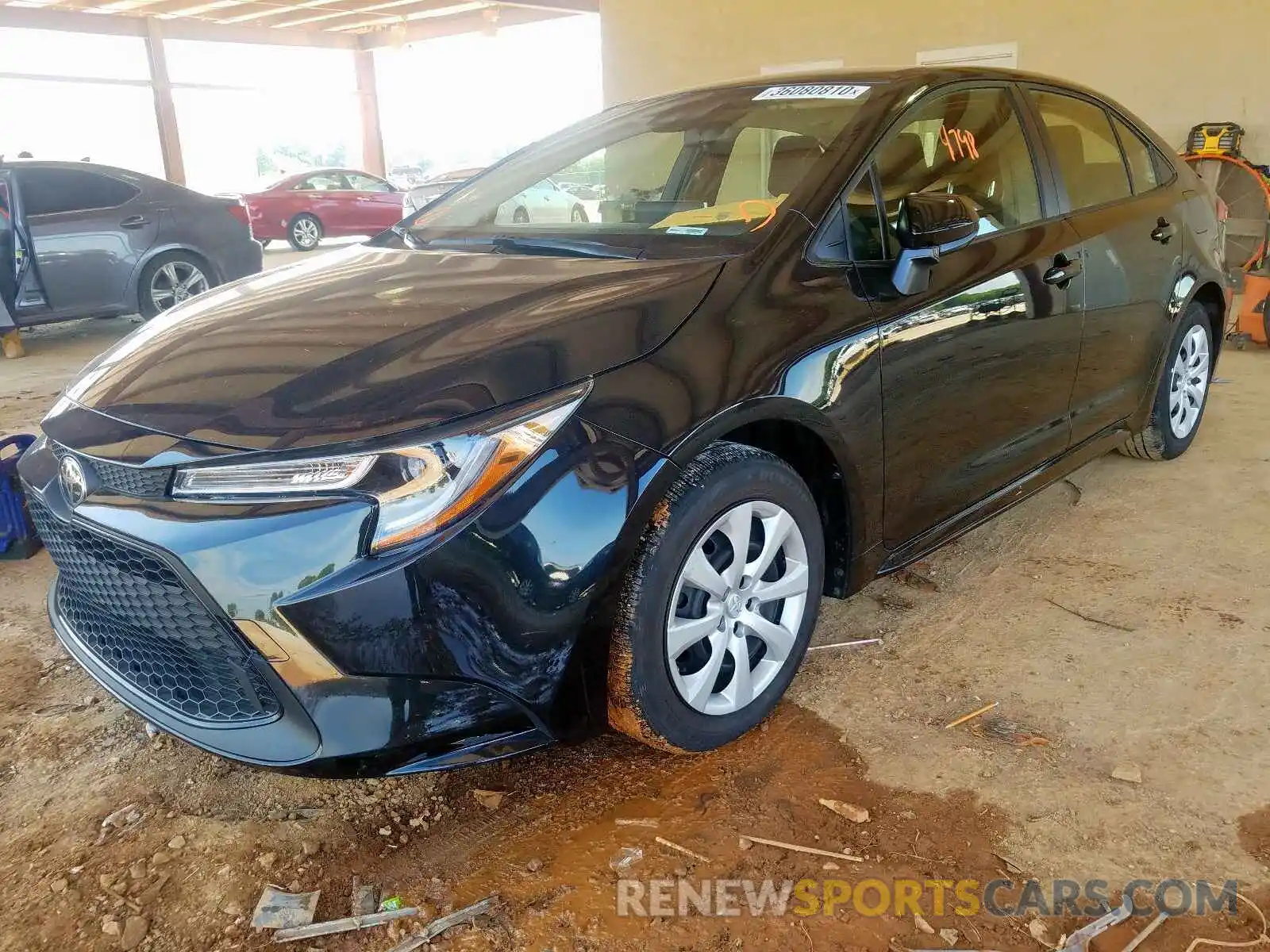 2 Photograph of a damaged car JTDEPRAE0LJ090944 TOYOTA COROLLA 2020