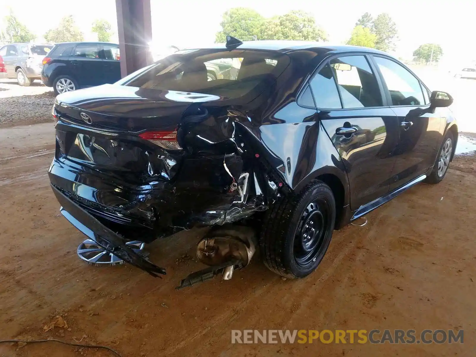 4 Photograph of a damaged car JTDEPRAE0LJ090944 TOYOTA COROLLA 2020