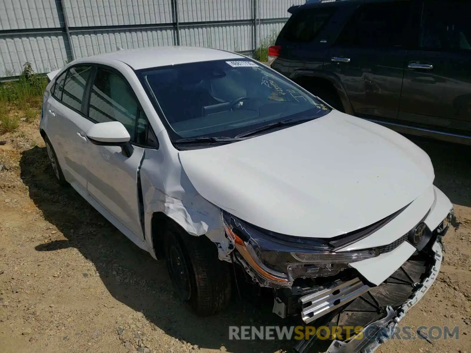 1 Photograph of a damaged car JTDEPRAE0LJ091110 TOYOTA COROLLA 2020