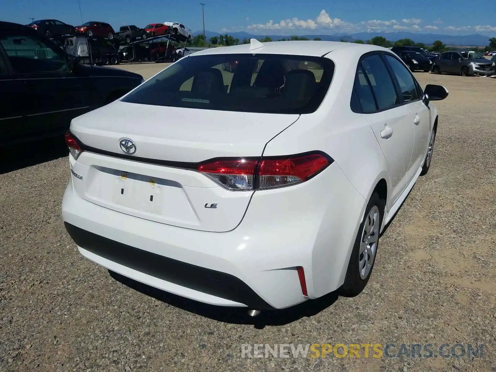 4 Photograph of a damaged car JTDEPRAE0LJ091463 TOYOTA COROLLA 2020