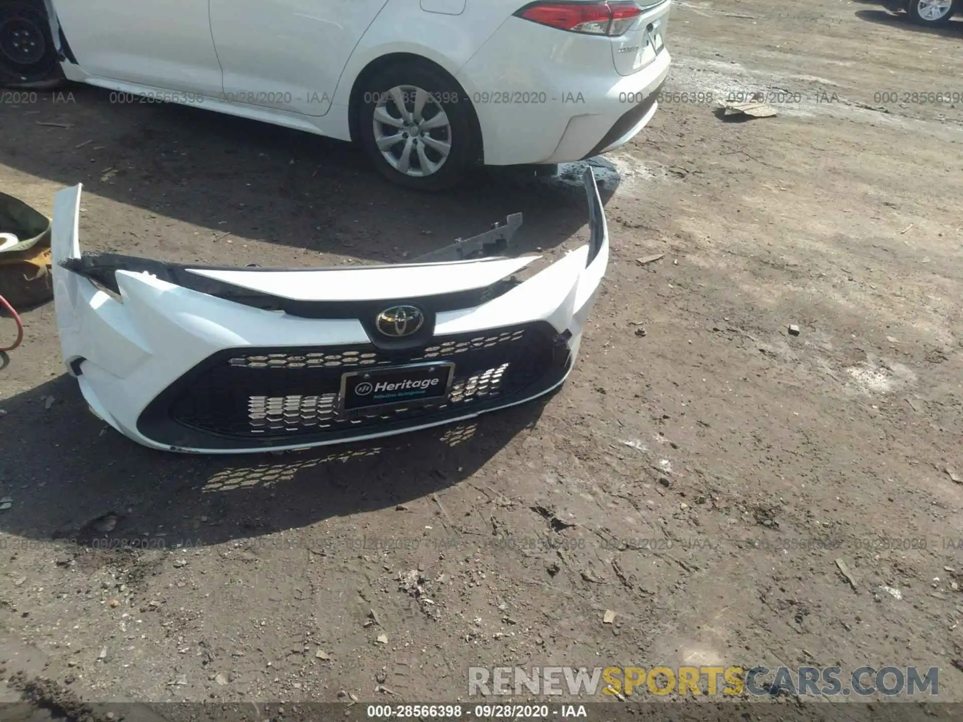 12 Photograph of a damaged car JTDEPRAE0LJ091818 TOYOTA COROLLA 2020