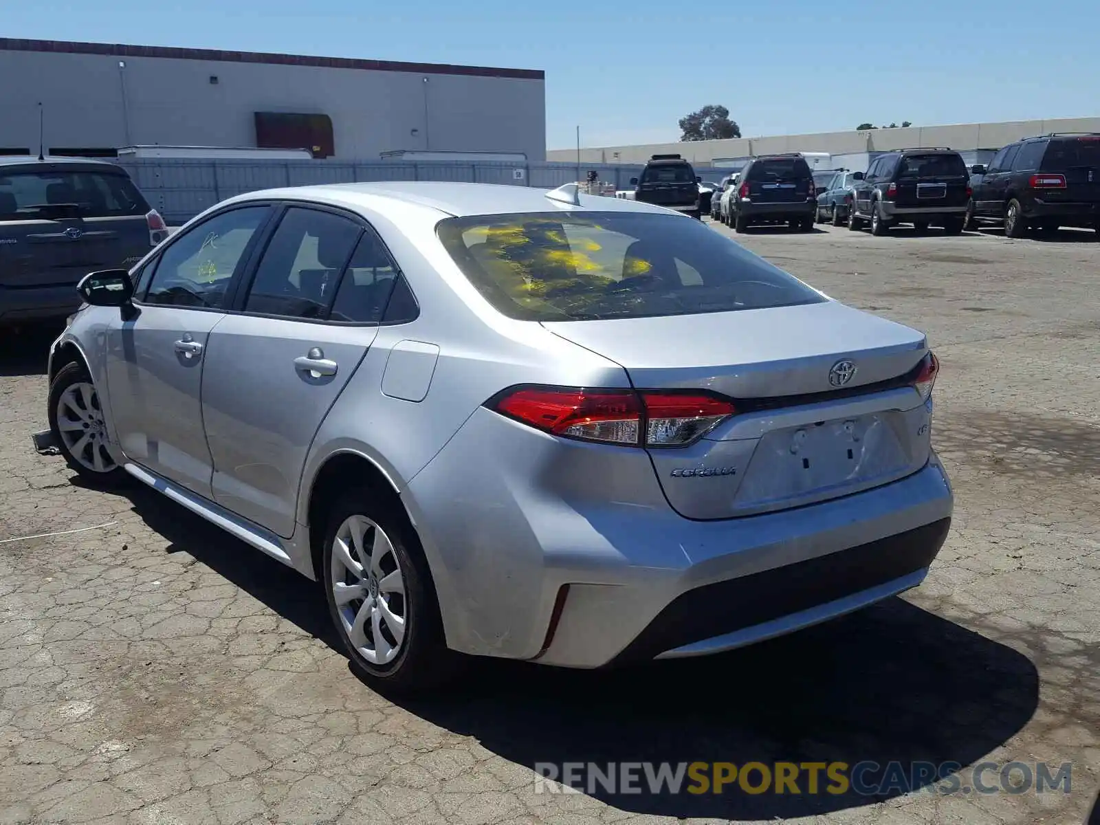 3 Photograph of a damaged car JTDEPRAE0LJ091883 TOYOTA COROLLA 2020