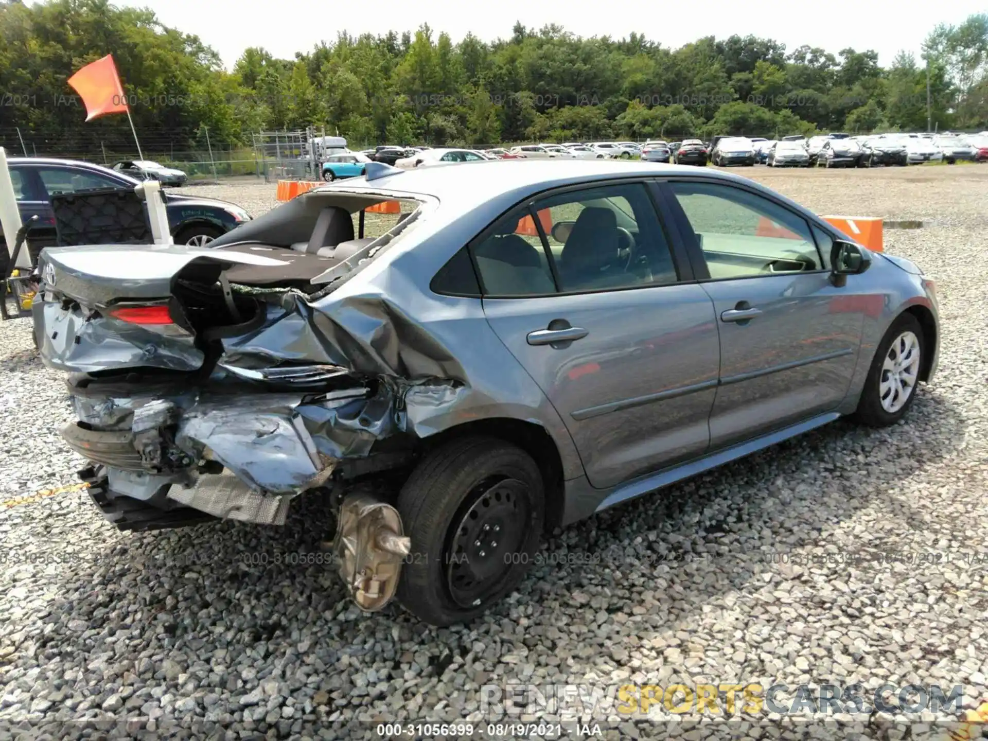 4 Photograph of a damaged car JTDEPRAE0LJ093021 TOYOTA COROLLA 2020