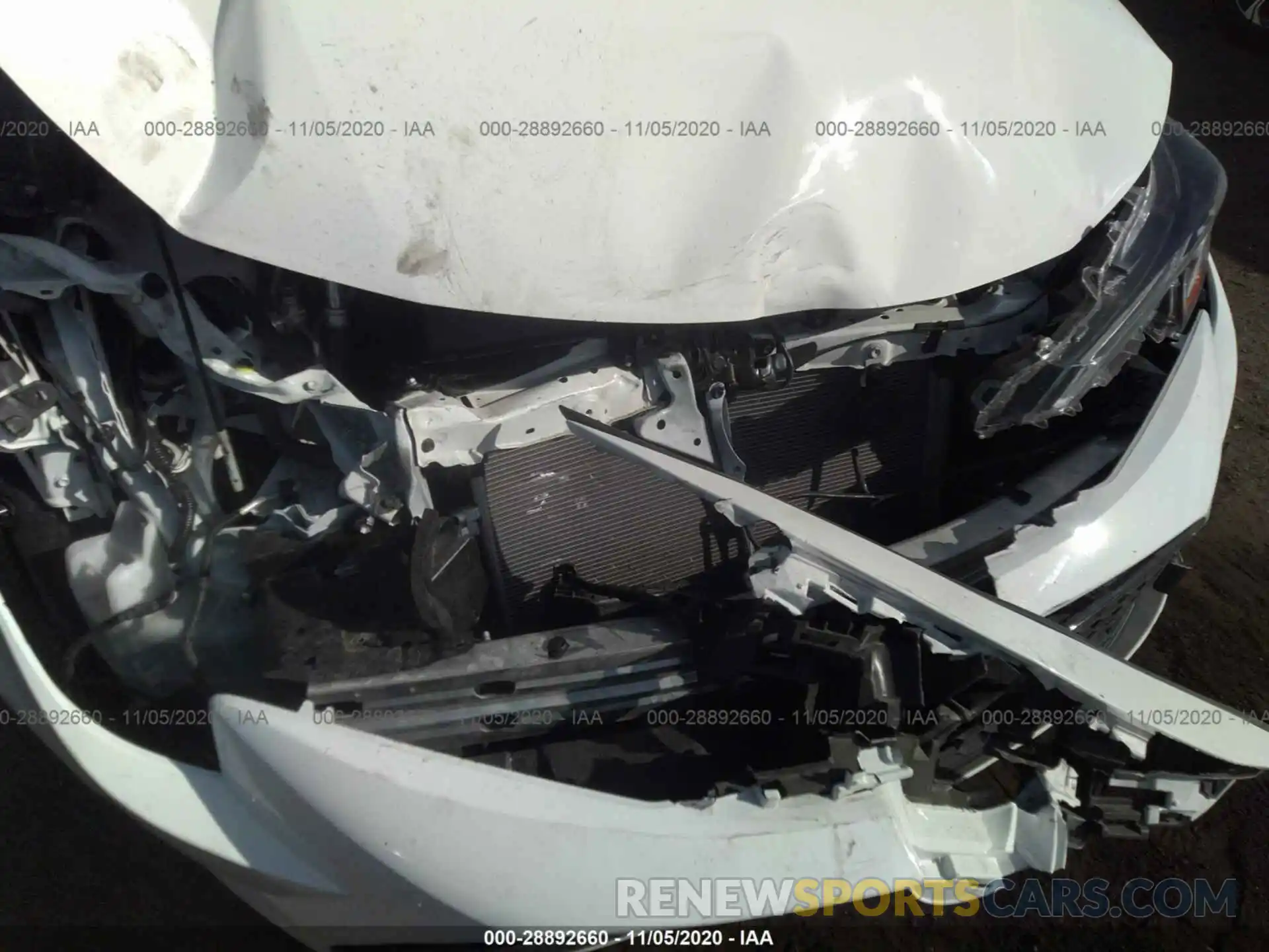 6 Photograph of a damaged car JTDEPRAE0LJ093049 TOYOTA COROLLA 2020