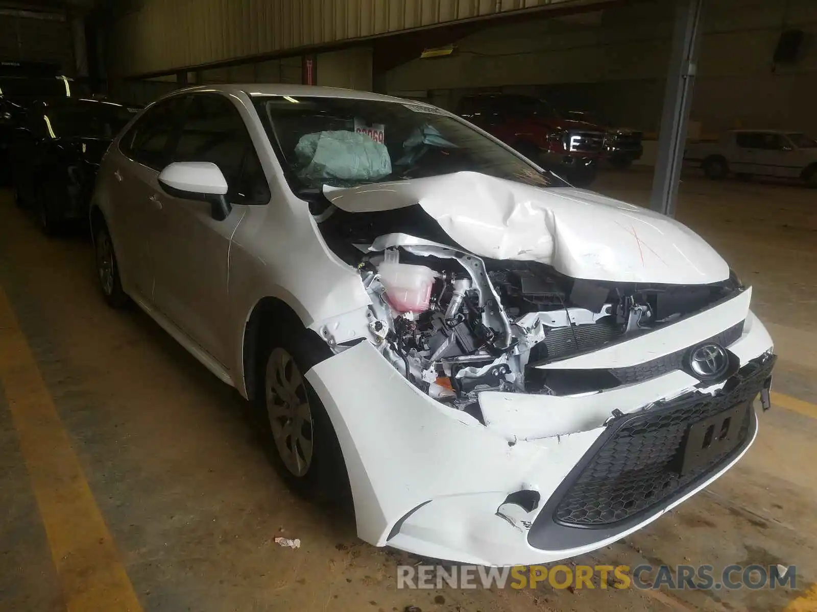 1 Photograph of a damaged car JTDEPRAE0LJ093116 TOYOTA COROLLA 2020