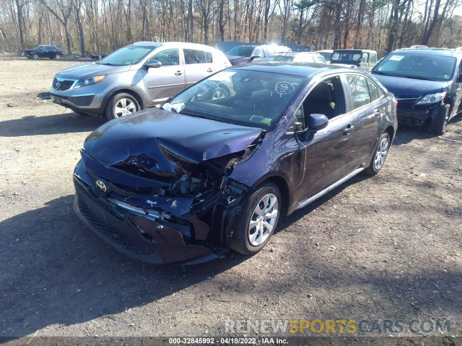 6 Photograph of a damaged car JTDEPRAE0LJ093245 TOYOTA COROLLA 2020