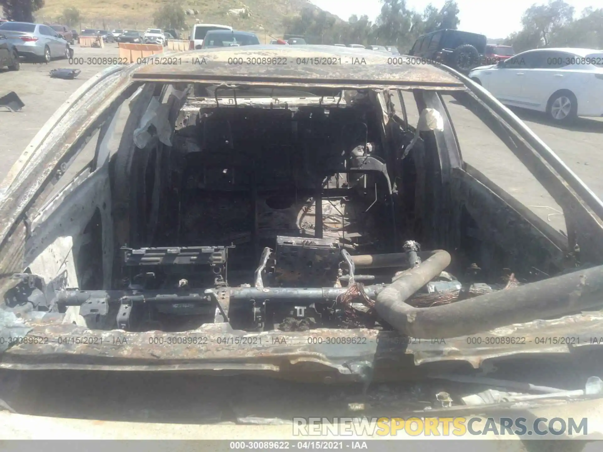 6 Photograph of a damaged car JTDEPRAE0LJ093407 TOYOTA COROLLA 2020