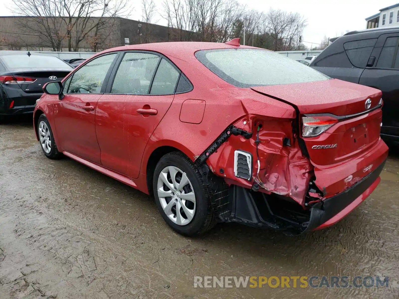 3 Photograph of a damaged car JTDEPRAE0LJ093777 TOYOTA COROLLA 2020