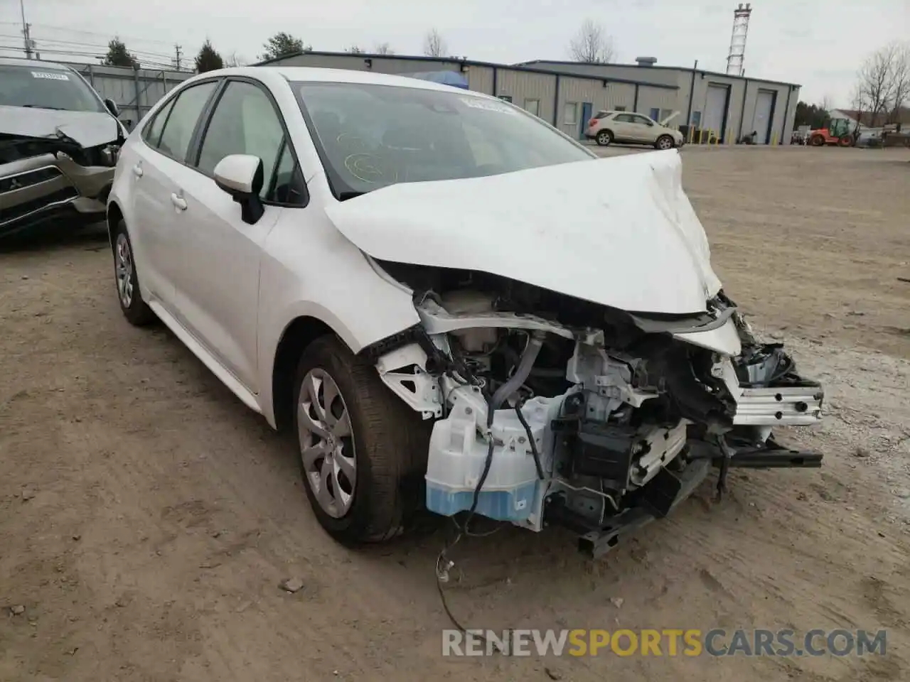 1 Photograph of a damaged car JTDEPRAE0LJ093939 TOYOTA COROLLA 2020