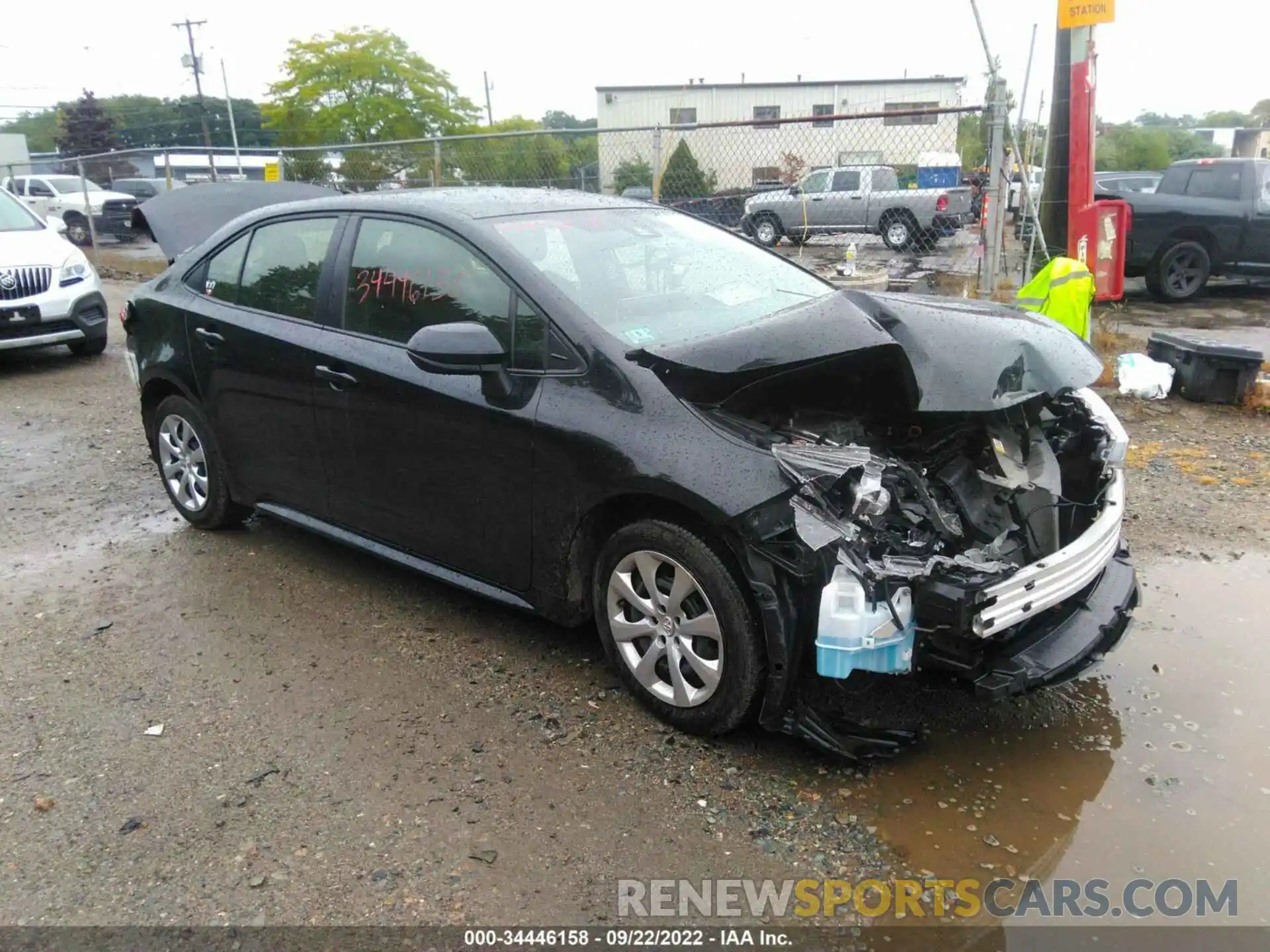 1 Photograph of a damaged car JTDEPRAE0LJ094315 TOYOTA COROLLA 2020