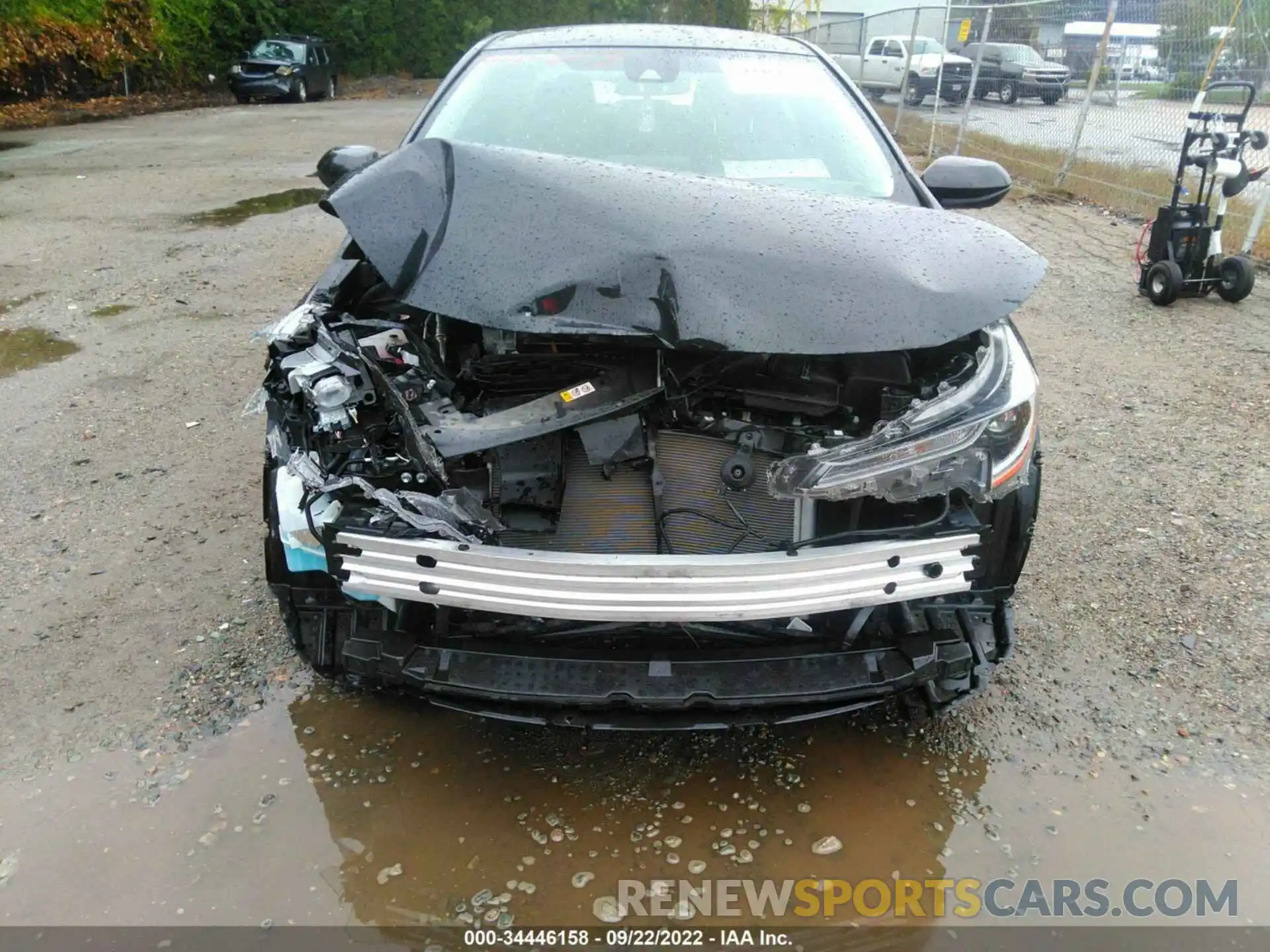 6 Photograph of a damaged car JTDEPRAE0LJ094315 TOYOTA COROLLA 2020