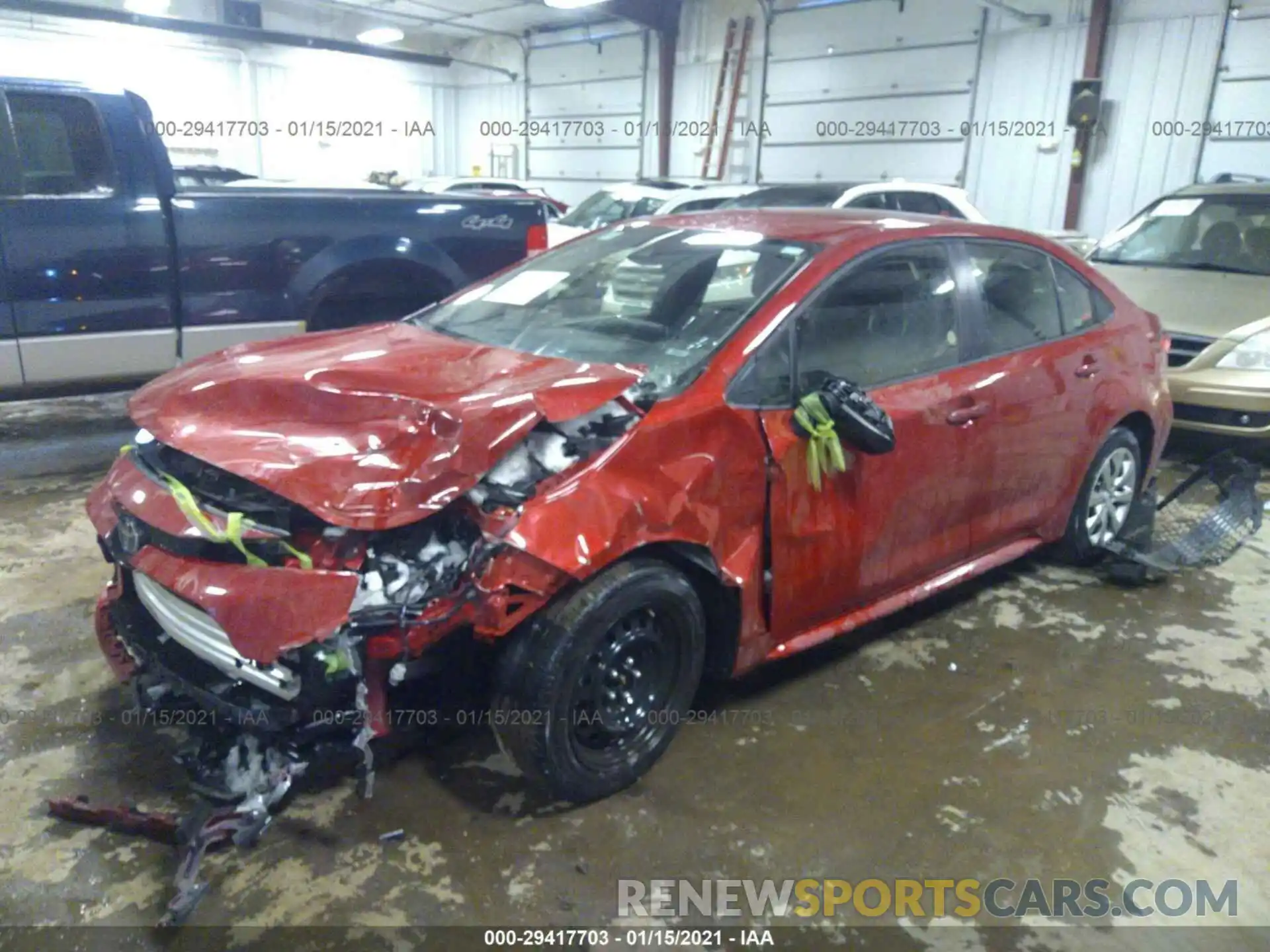 2 Photograph of a damaged car JTDEPRAE0LJ094878 TOYOTA COROLLA 2020