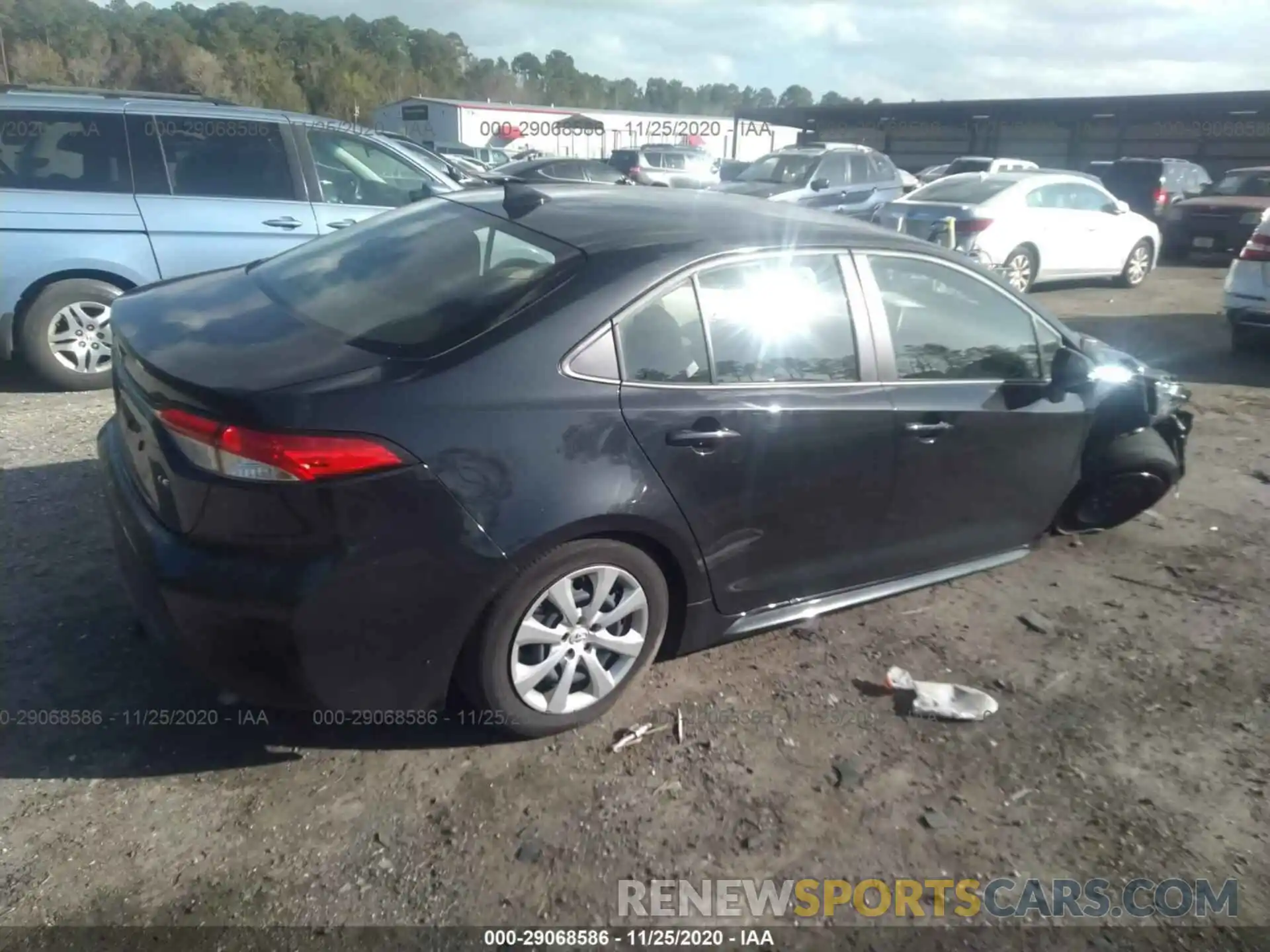 4 Photograph of a damaged car JTDEPRAE0LJ095271 TOYOTA COROLLA 2020