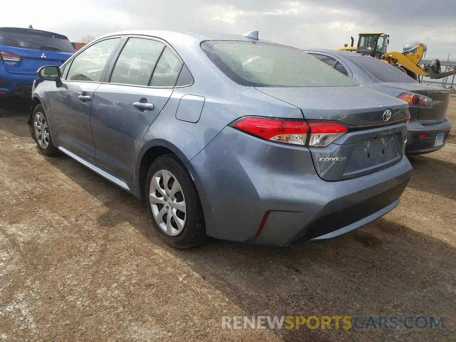 3 Photograph of a damaged car JTDEPRAE0LJ095853 TOYOTA COROLLA 2020