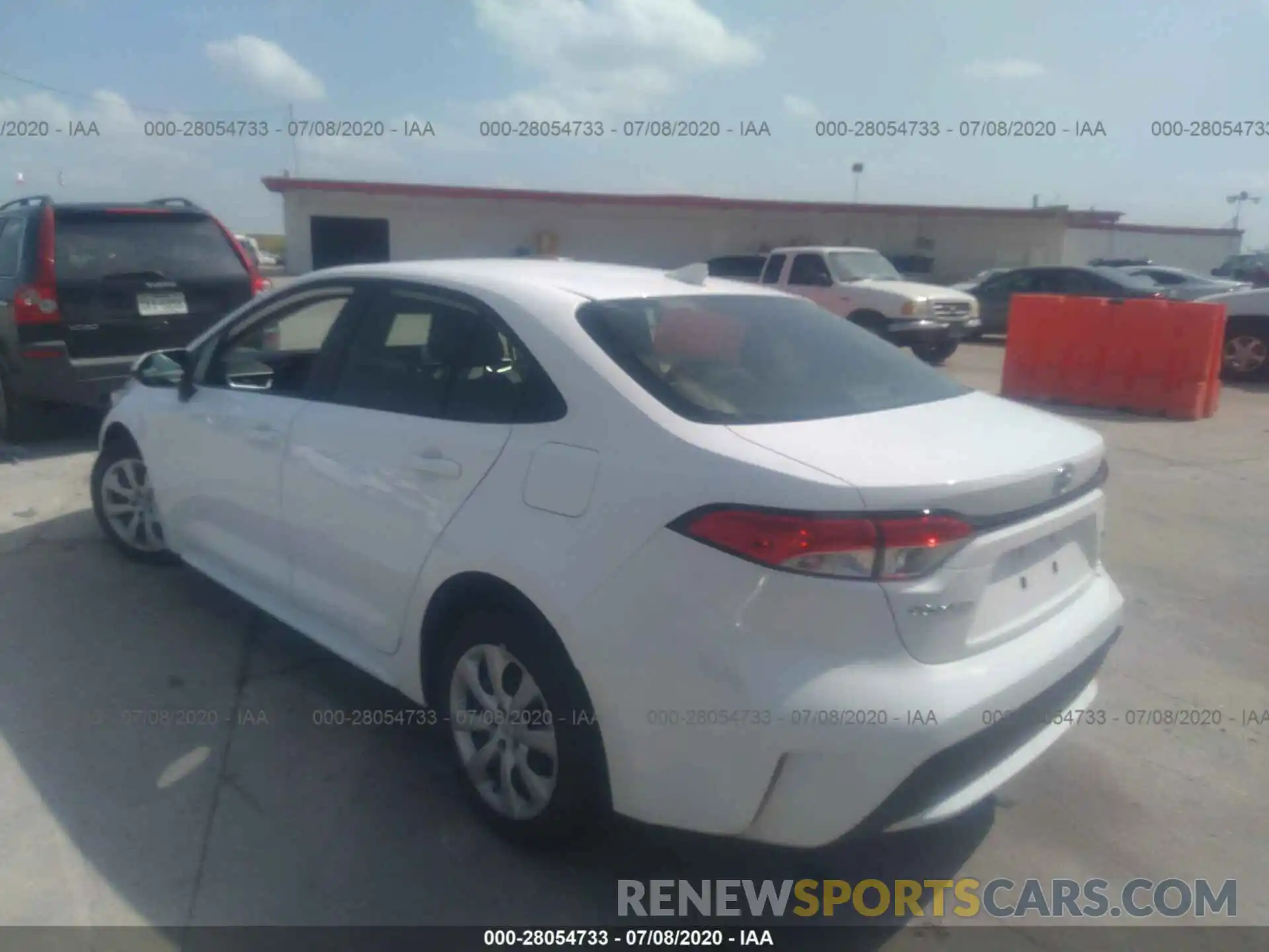 3 Photograph of a damaged car JTDEPRAE0LJ095884 TOYOTA COROLLA 2020