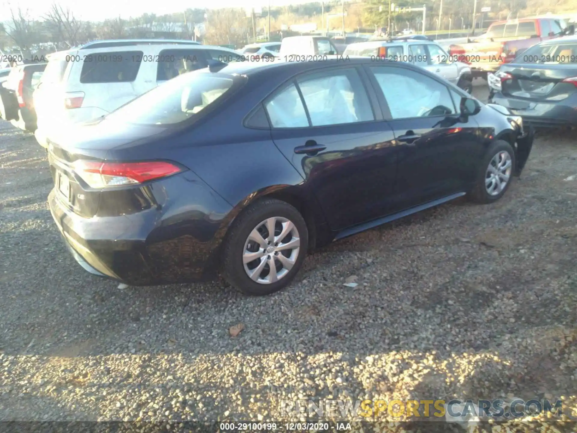 4 Photograph of a damaged car JTDEPRAE0LJ095920 TOYOTA COROLLA 2020