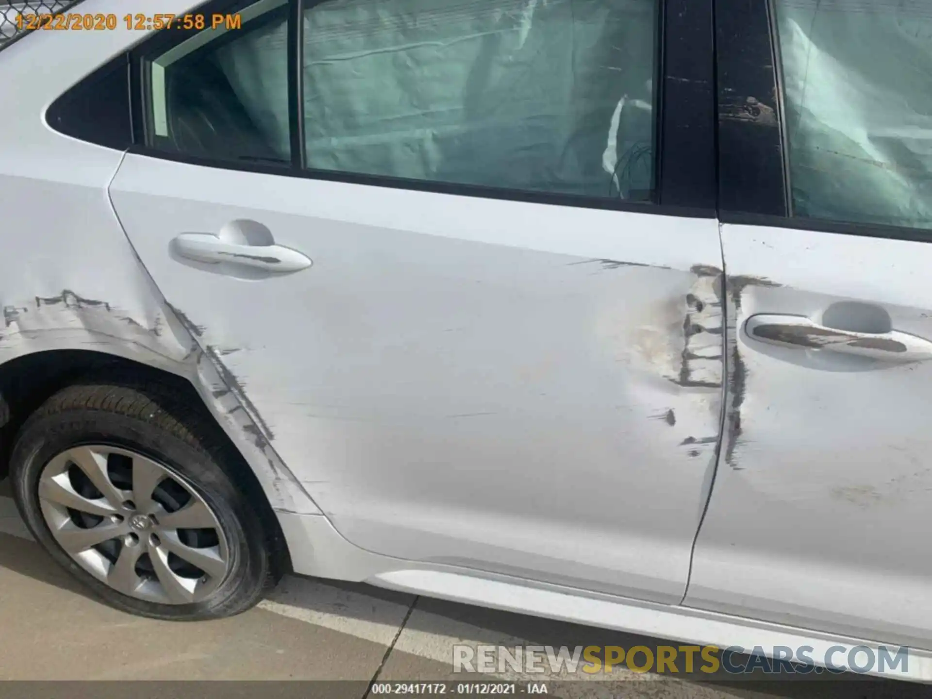 12 Photograph of a damaged car JTDEPRAE0LJ096226 TOYOTA COROLLA 2020